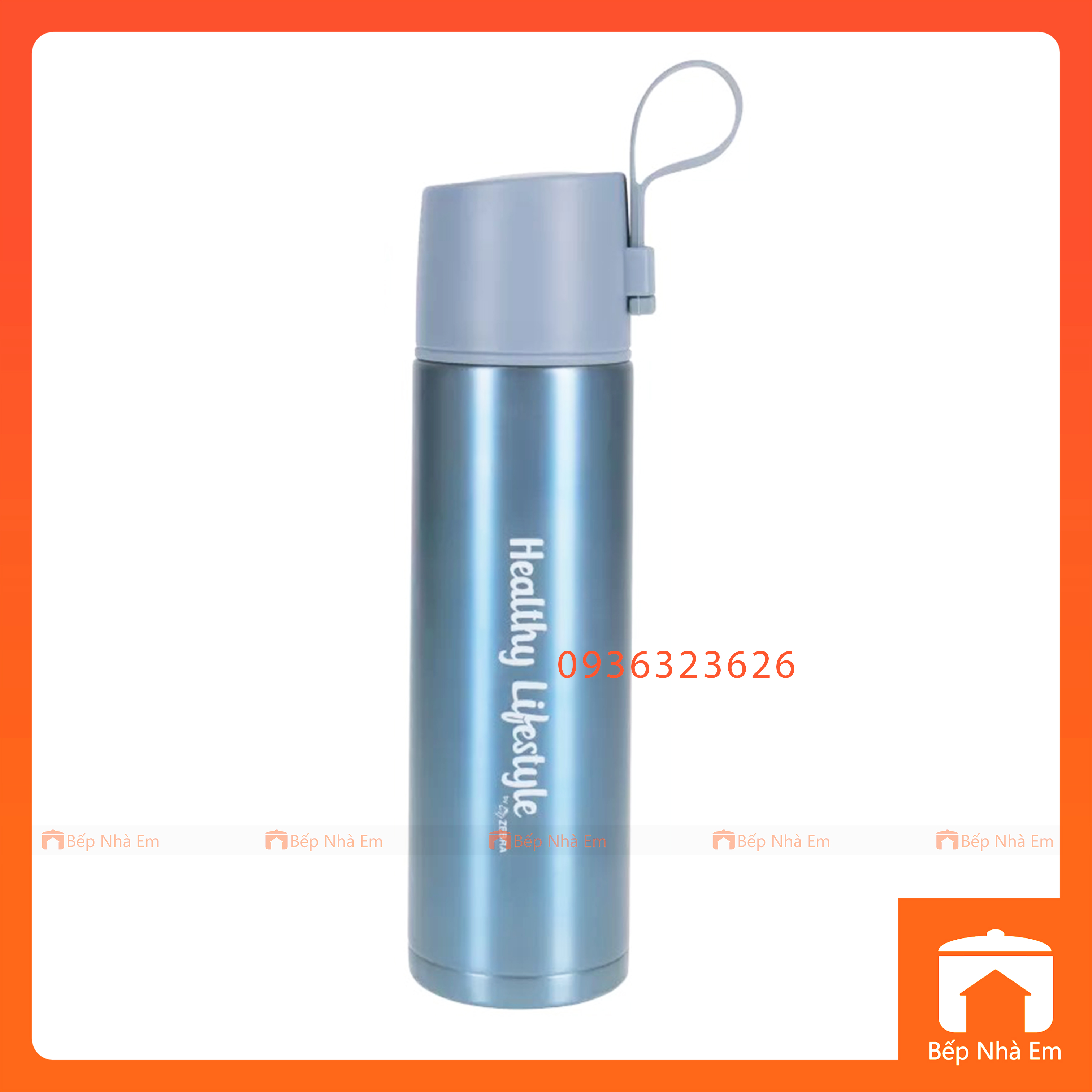 Bình Giữ Nhiệt ZEBRA Healthy Lifestyle 0.45L ( Inox 304) - 112669 - Hàng Nhập Khẩu Thái Lan