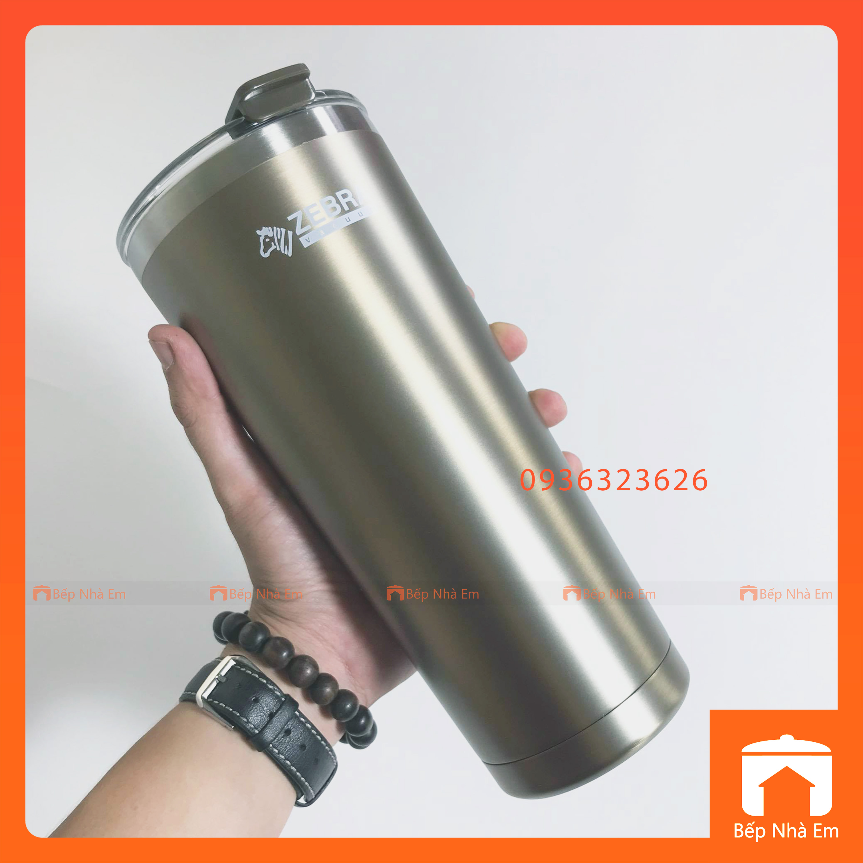 Ly Giữ Nhiệt ZEBRA Polar 0.87L Có Túi Xách Vải - 112702 - Hàng Nhập Khẩu Thái Lan