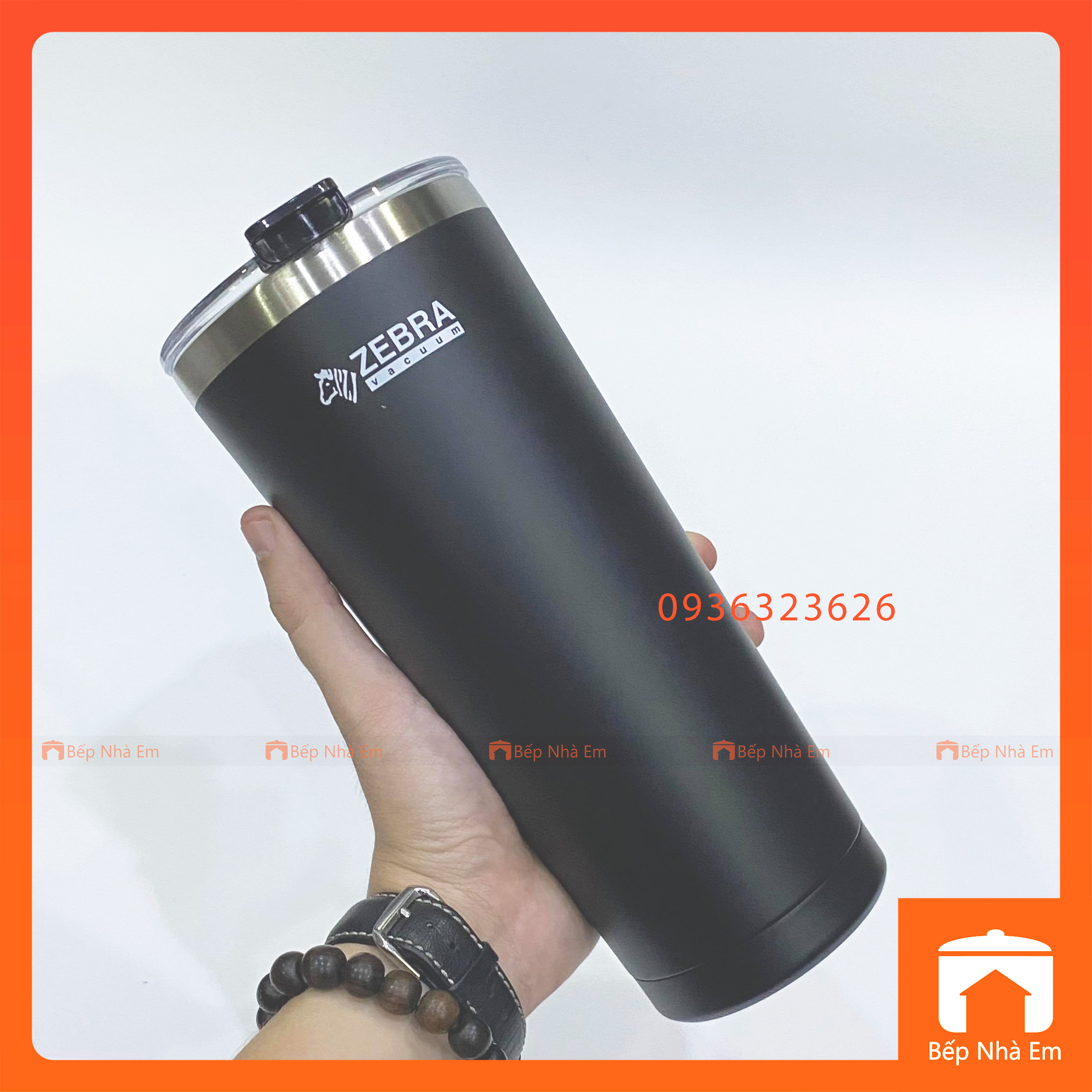 Ly Giữ Nhiệt ZEBRA Polar 0.87L Có Túi Xách Vải - 112702 - Hàng Nhập Khẩu Thái Lan