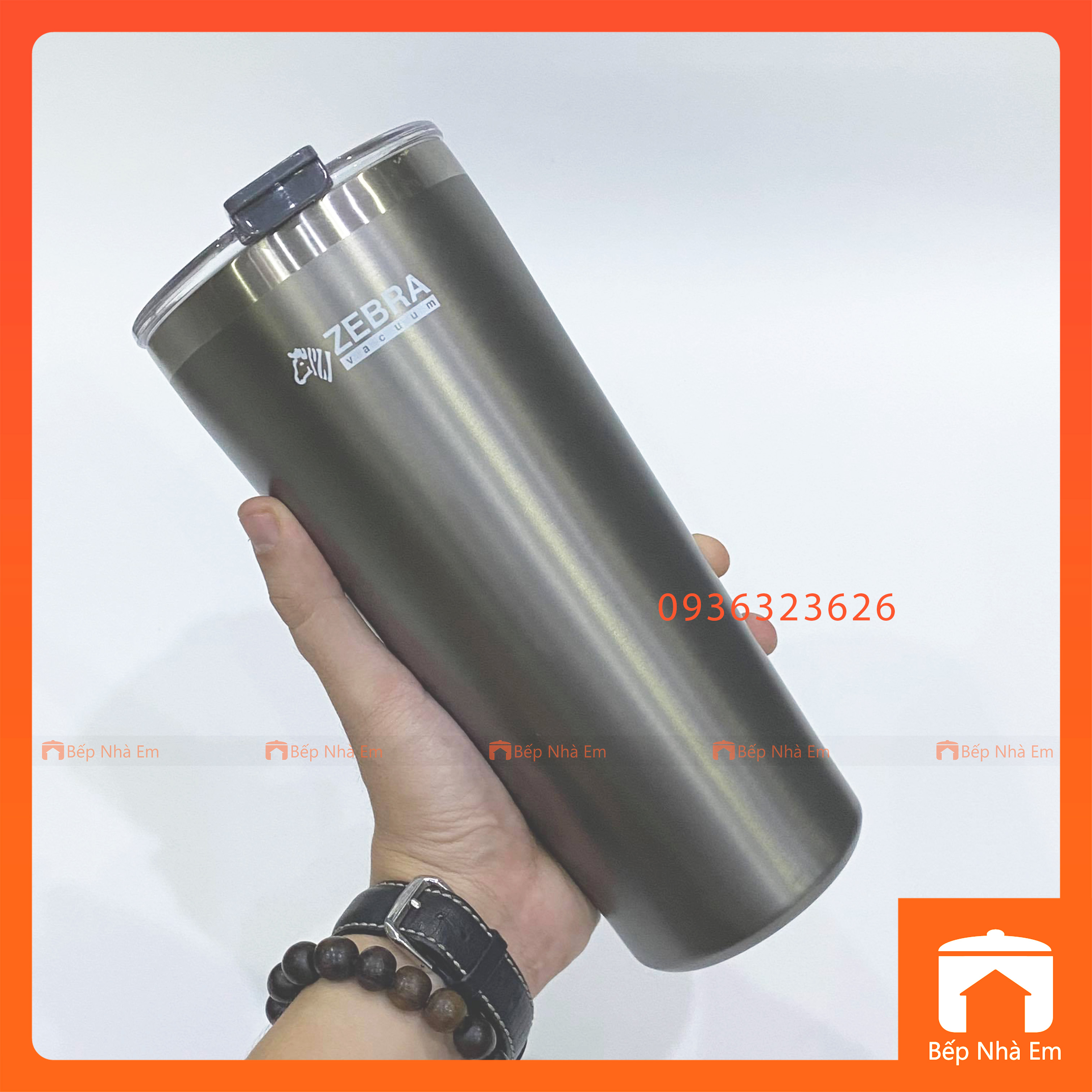 Ly Giữ Nhiệt ZEBRA Polar 0.87L Có Túi Xách Vải - 112702 - Hàng Nhập Khẩu Thái Lan