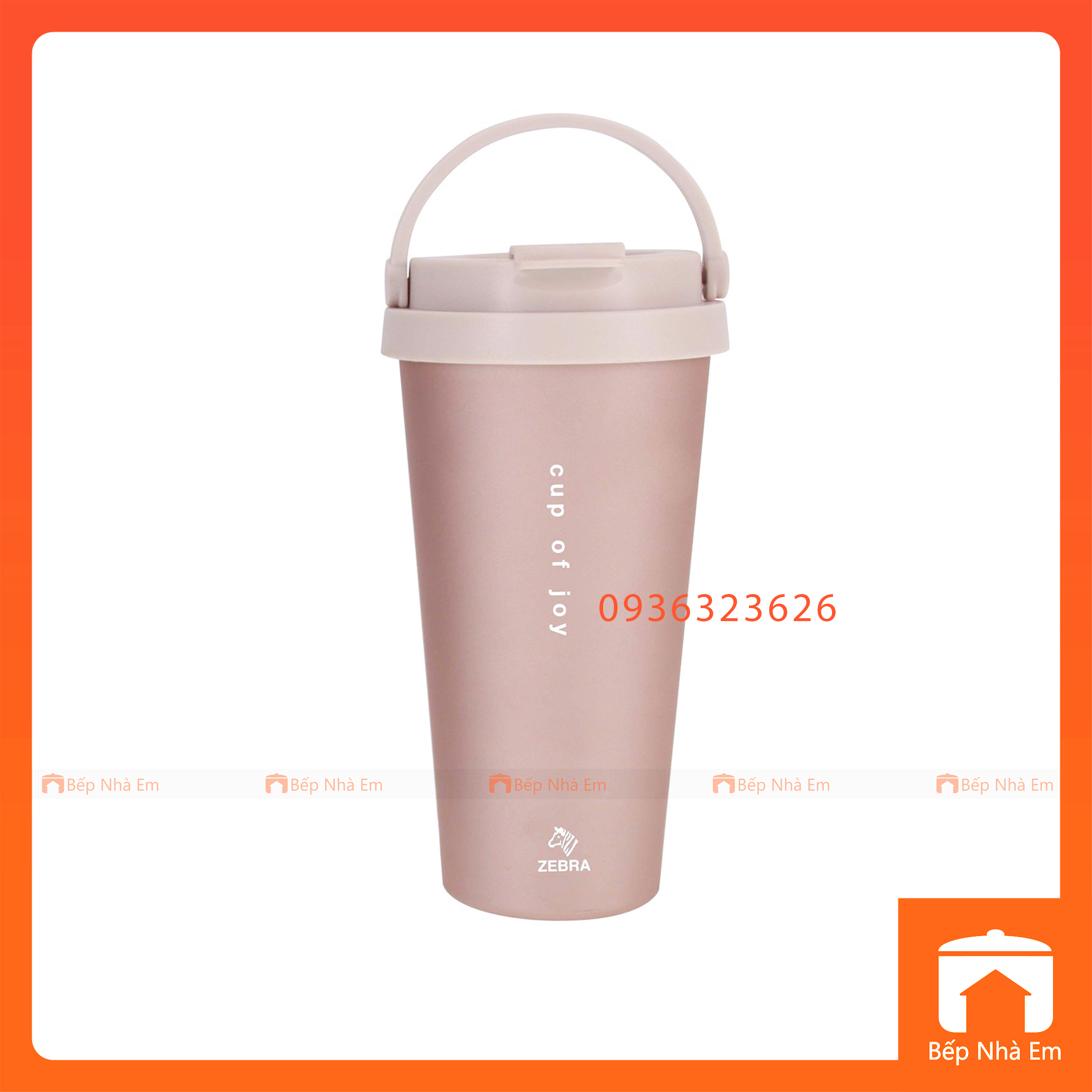 Bình Giữ Nhiệt ZEBRA Cappucinno 0.5L (Inox 304) - 112703 - Hàng Nhập Khẩu Thái Lan