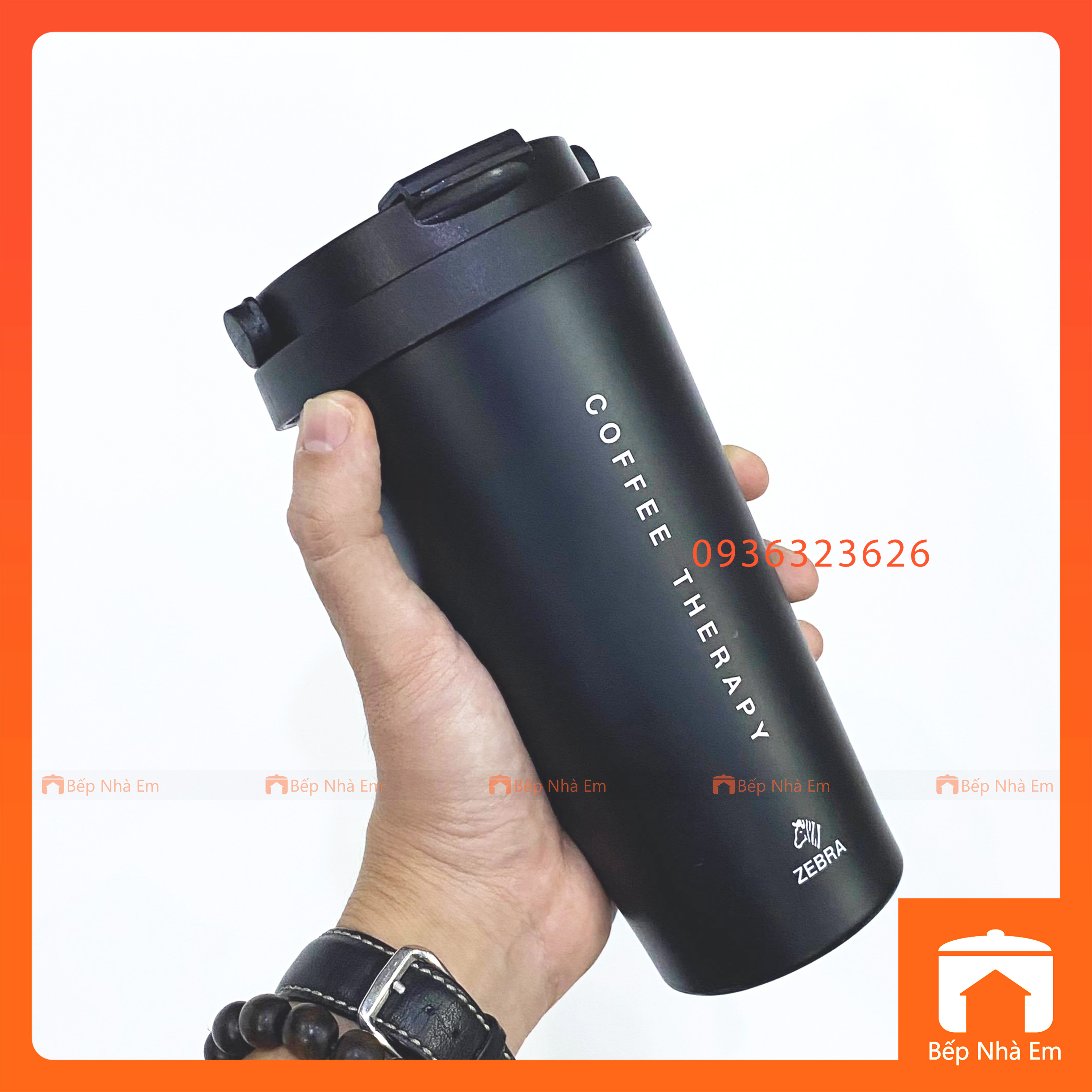 Bình Giữ Nhiệt ZEBRA Cappucinno 0.5L (Inox 304) - 112703 - Hàng Nhập Khẩu Thái Lan