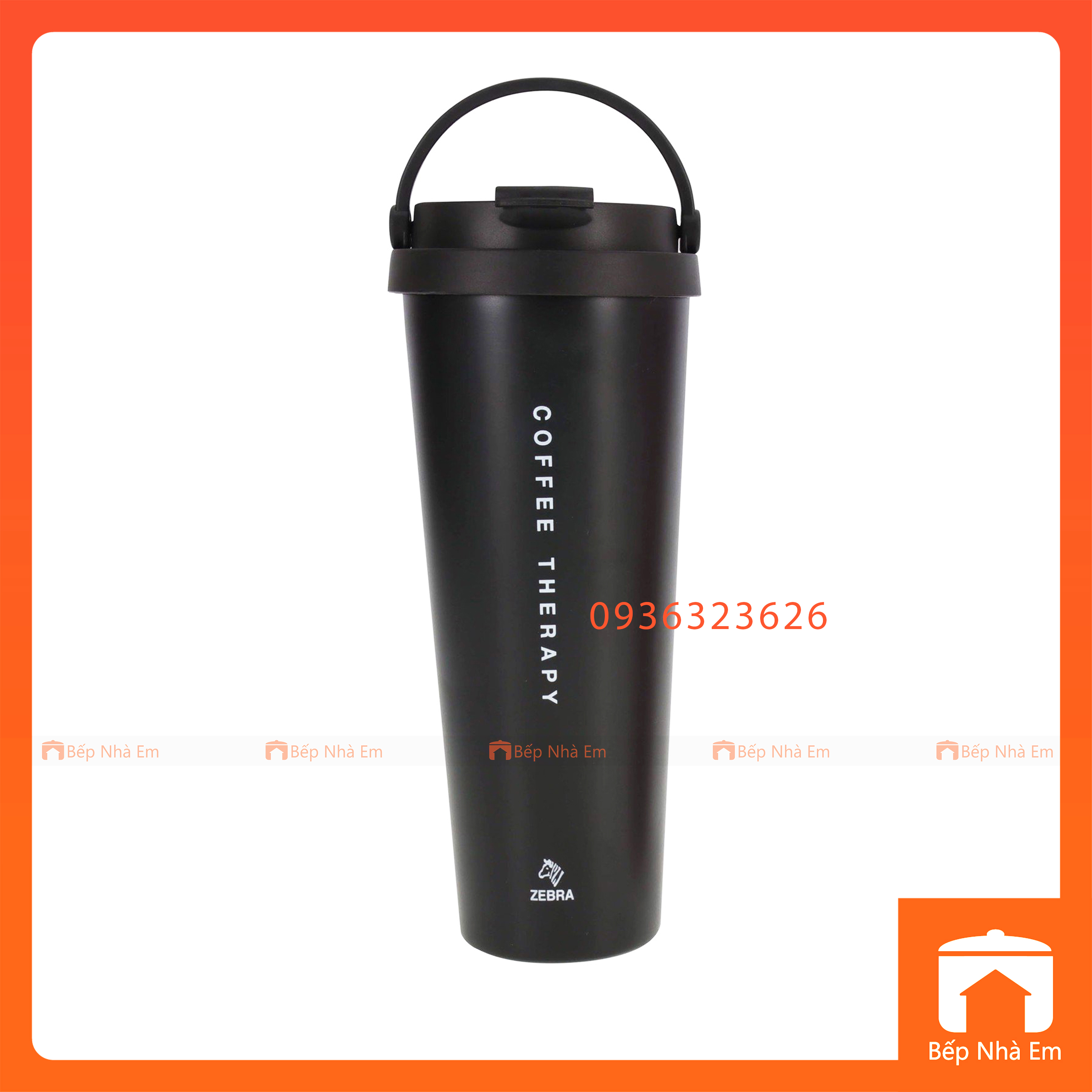 Bình Giữ Nhiệt ZEBRA Cappucinno 0.65L (Inox 304) - 112704 - Hàng Nhập Khẩu Thái Lan