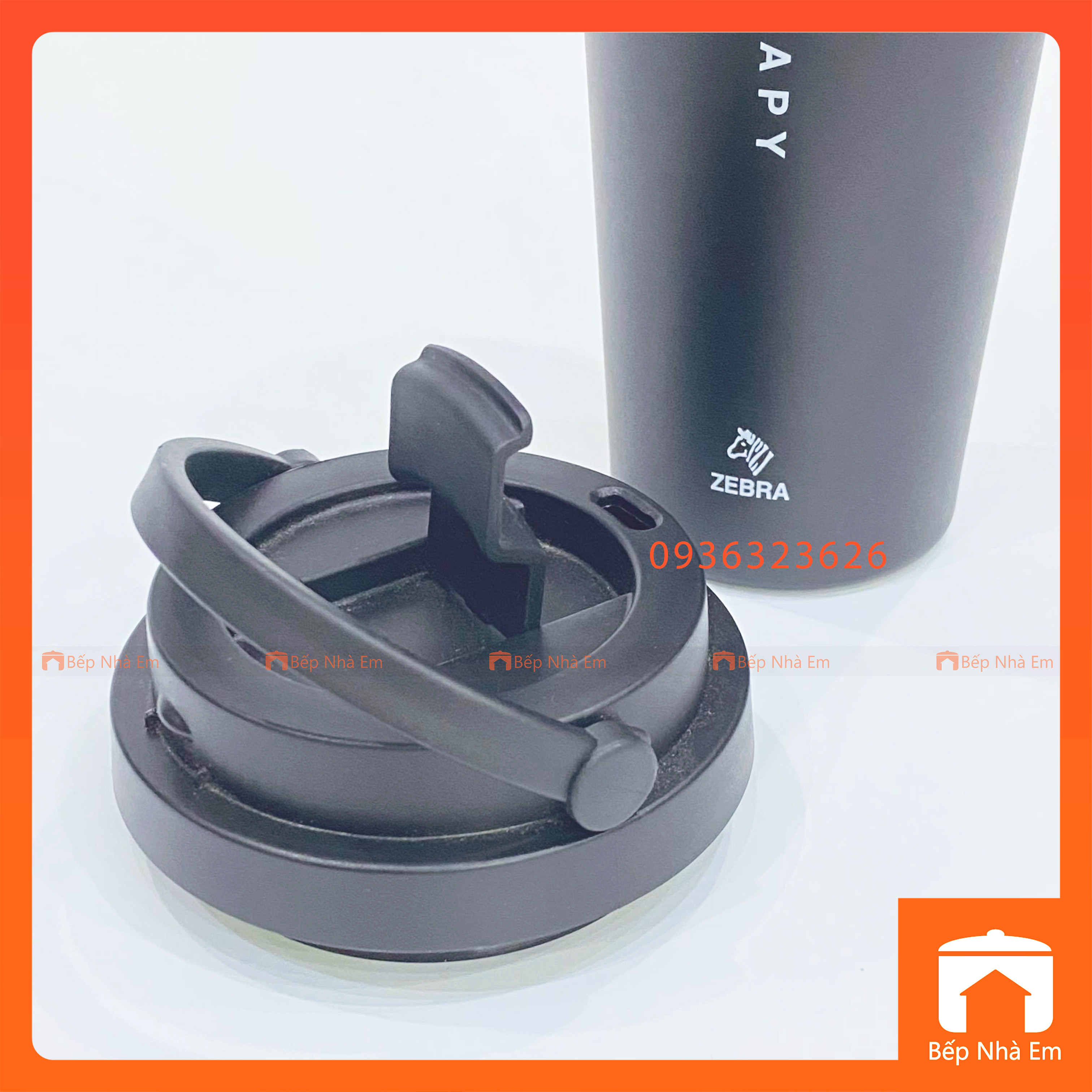 Bình Giữ Nhiệt ZEBRA Cappucinno 0.65L (Inox 304) - 112704 - Hàng Nhập Khẩu Thái Lan