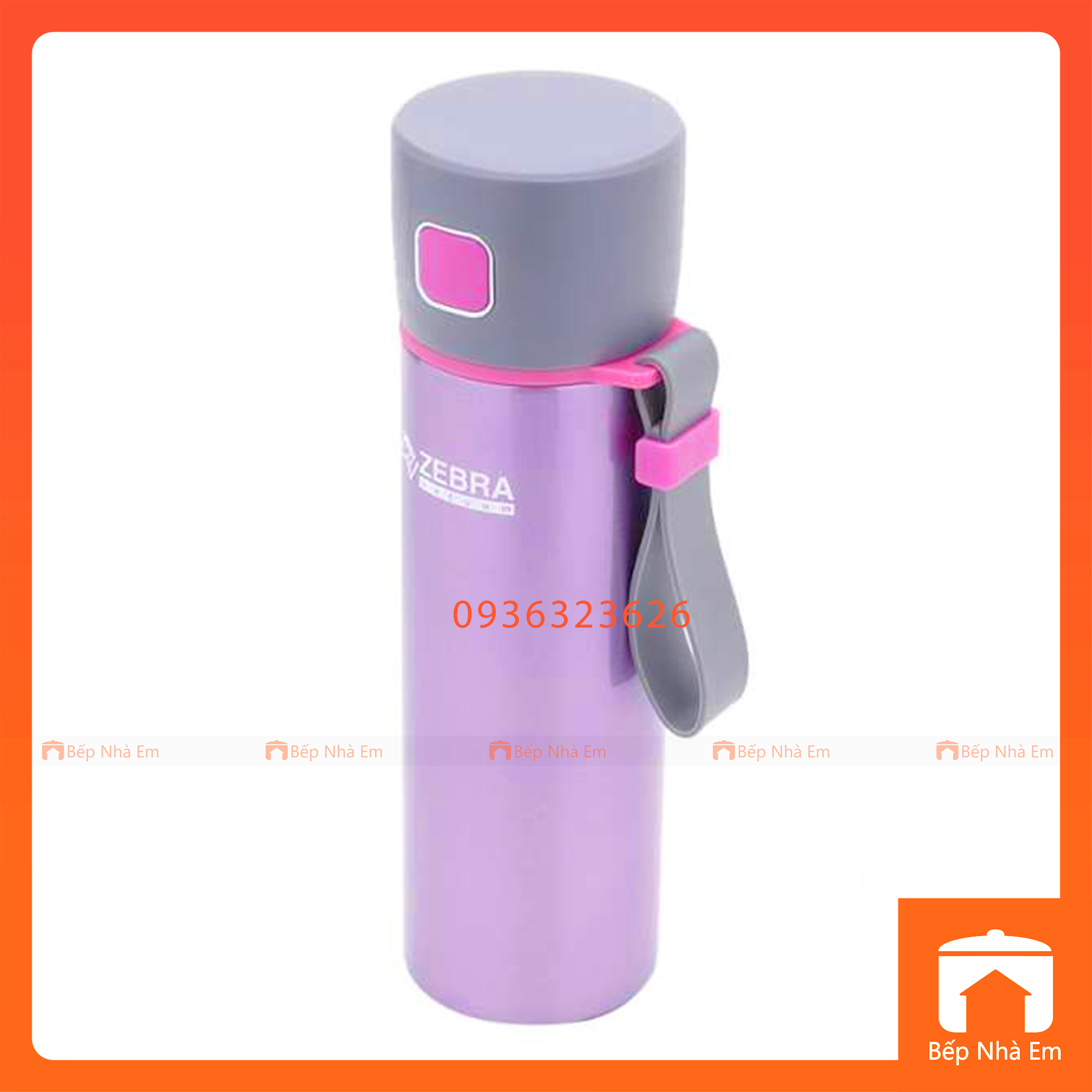 Bình Giữ Nhiệt ZEBRA Zelect Flask 0.48L (Inox 304) - 112949 - Hàng Nhập Khẩu Thái Lan