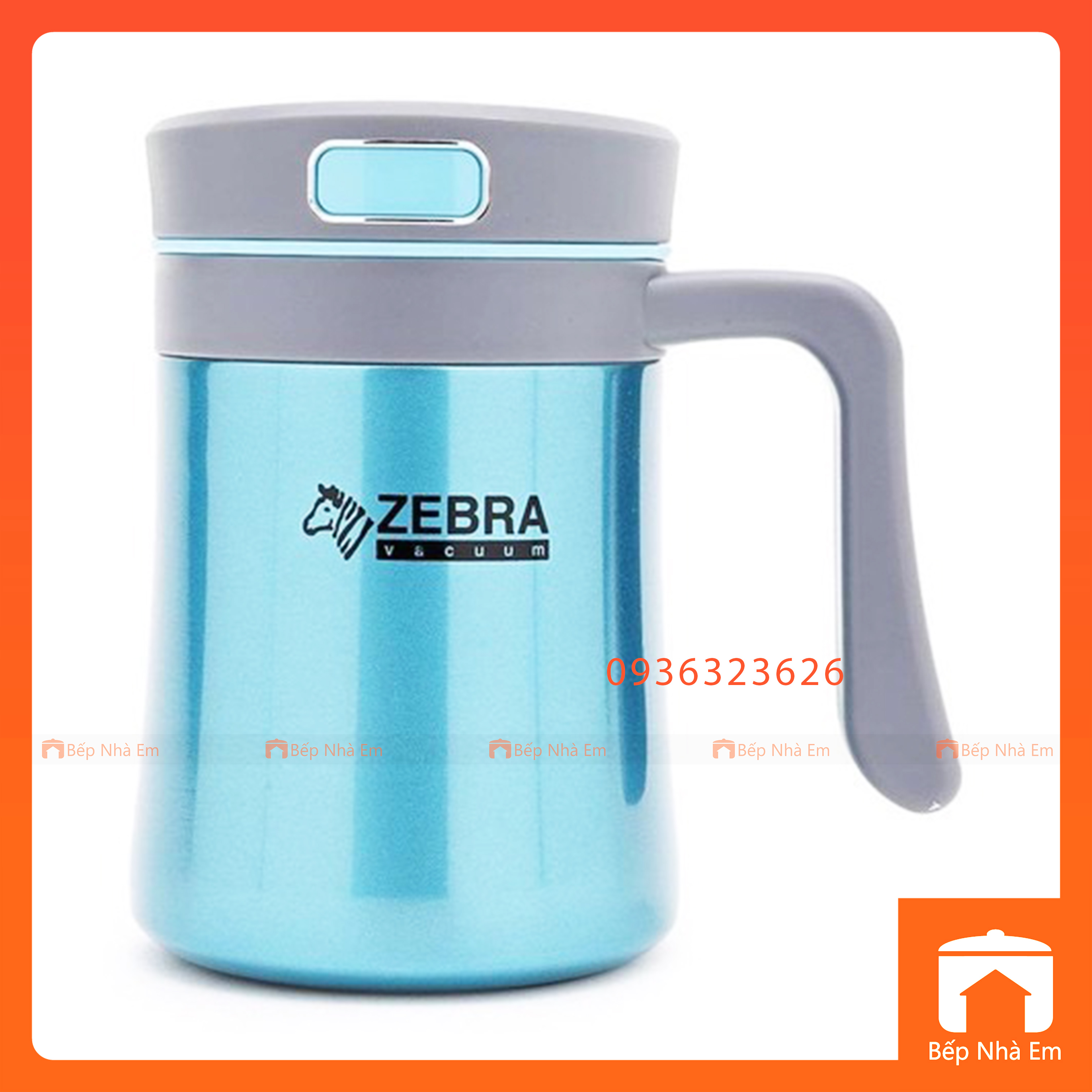 Ca Giữ Nhiệt ZEBRA Zelect Amethyst 0.4L (Inox 304) - 112997 - Hàng Nhập Khẩu Thái Lan