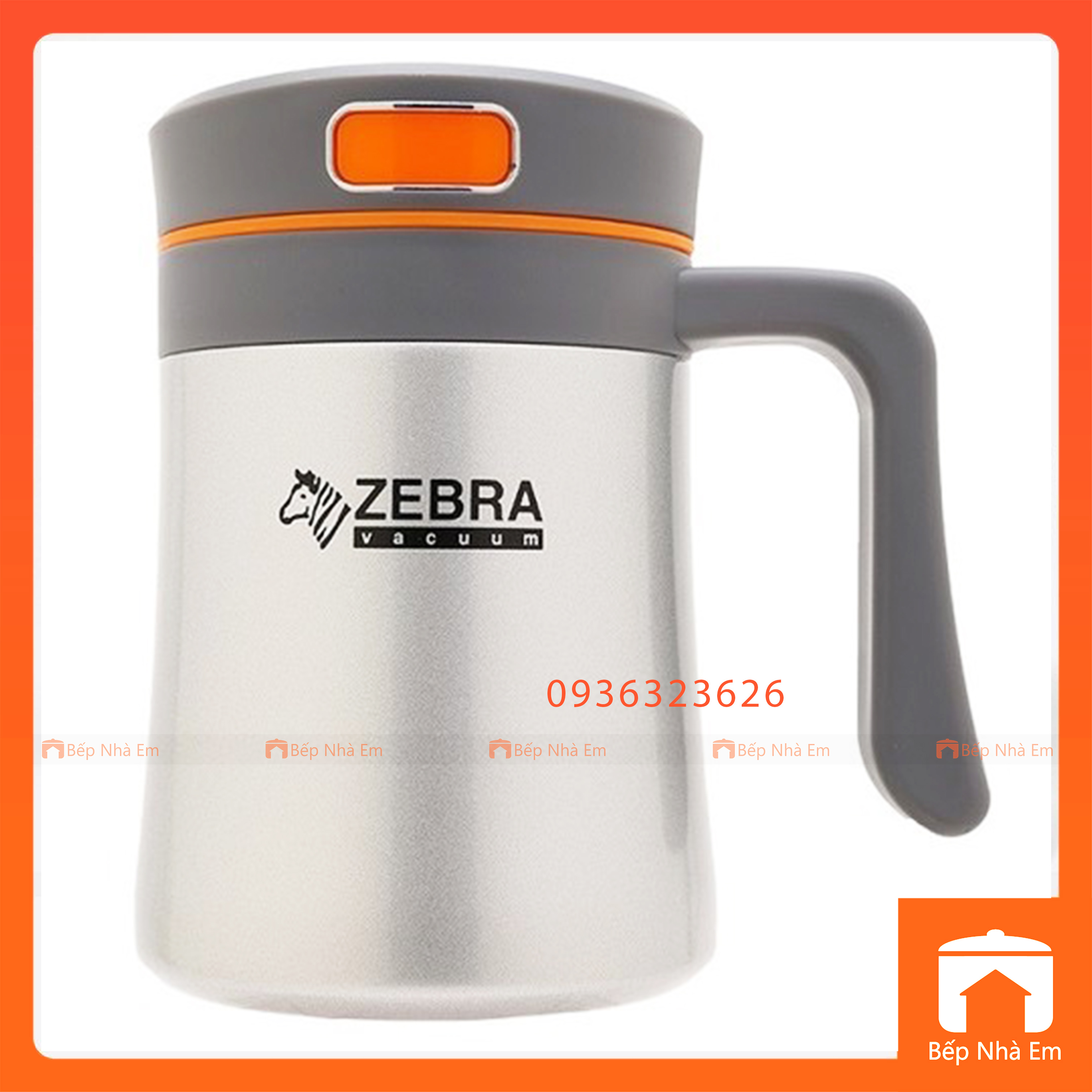 Ca Giữ Nhiệt ZEBRA Zelect Amethyst 0.4L (Inox 304) - 112997 - Hàng Nhập Khẩu Thái Lan