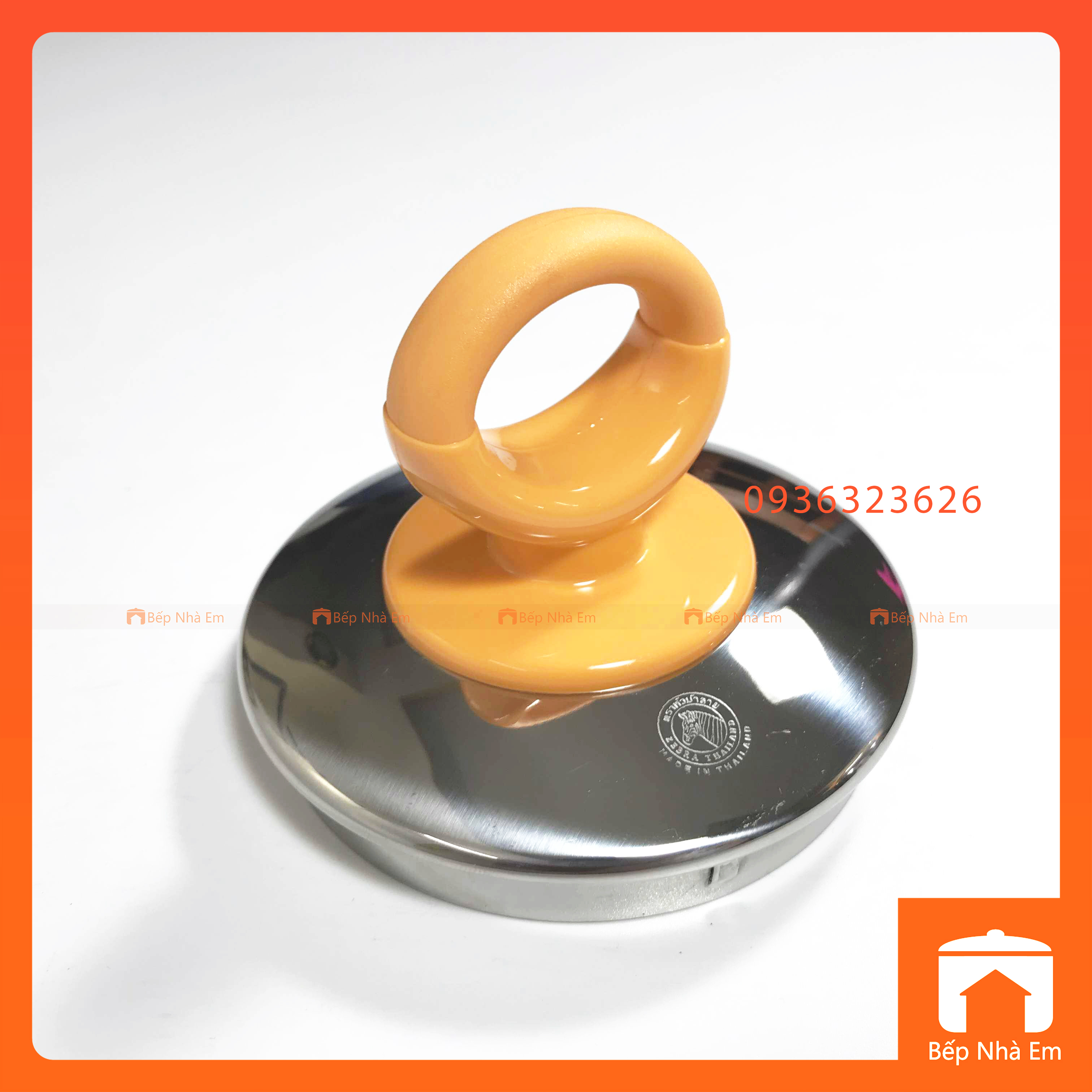 Ấm Đun Nước ZEBRA IMAGE II ( Cam - Đỏ ) 3.5L - 4.9L (Inox 304) - Hàng Nhập Khẩu Thái Lan