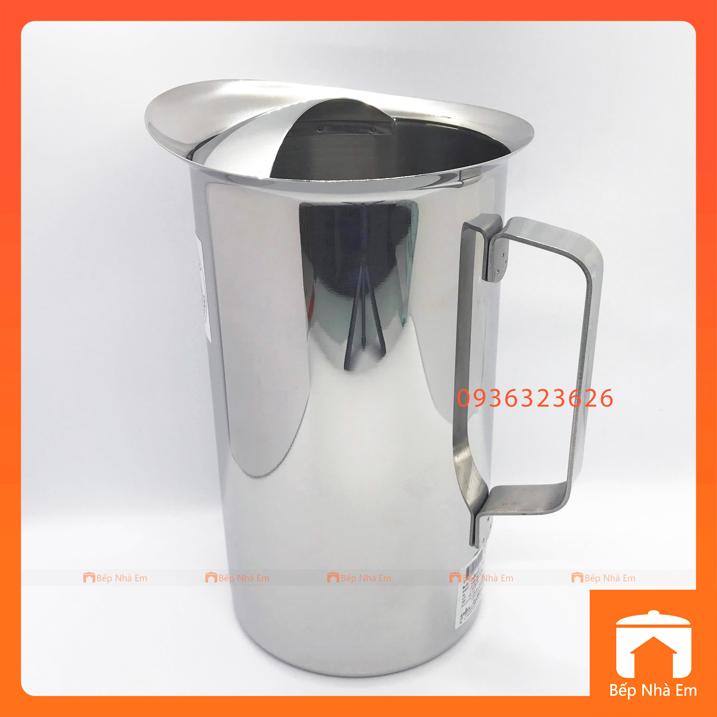 Ca Rót Nước Inox 304 ZEBRA Không Nắp 1.9L Cao Cấp - 115011 - Hàng Nhập Khẩu Thái Lan