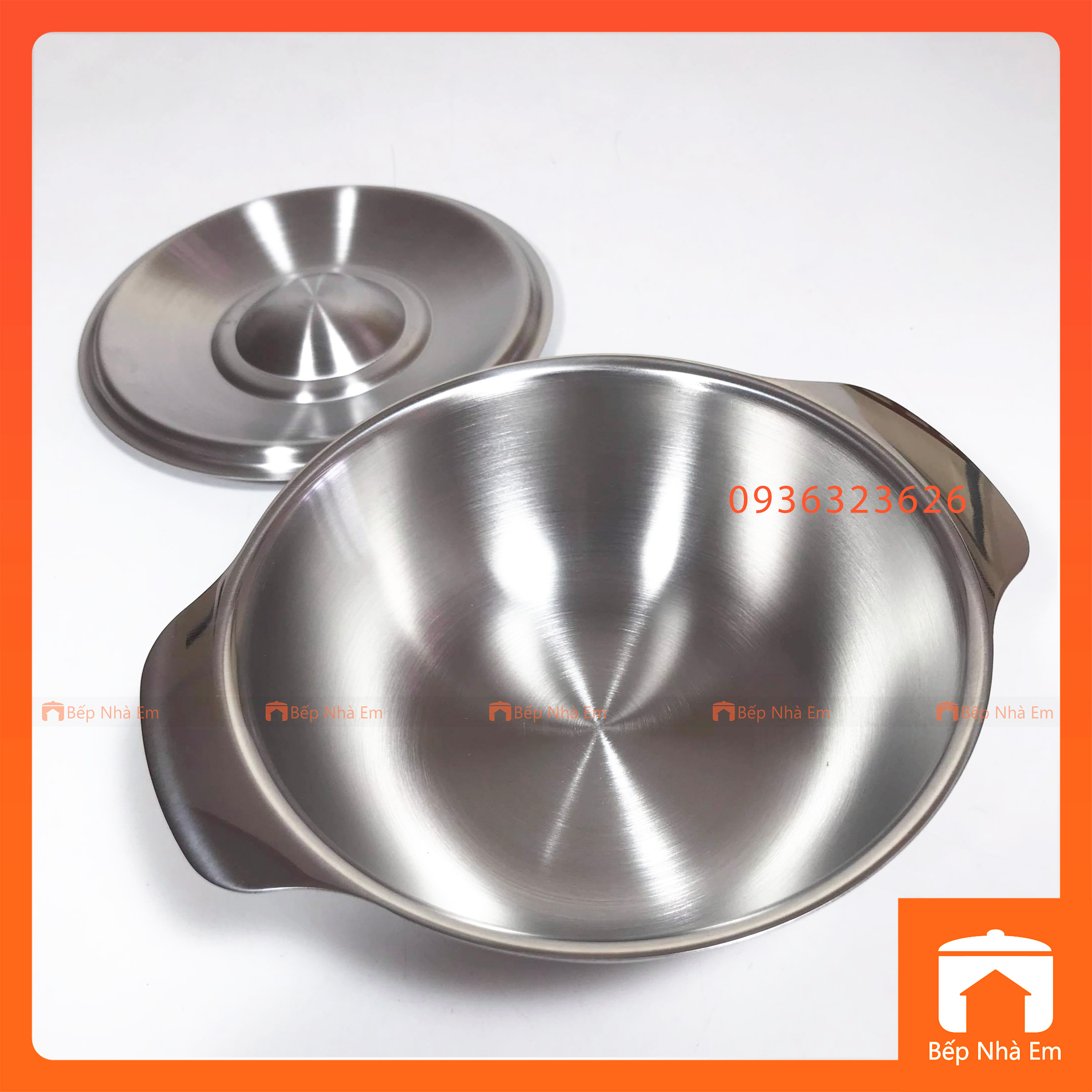 Thố Inox 304 ZEBRA Có Nắp, Quai Cầm Nhiều Kích Thước - Hàng Nhập Khẩu Thái Lan