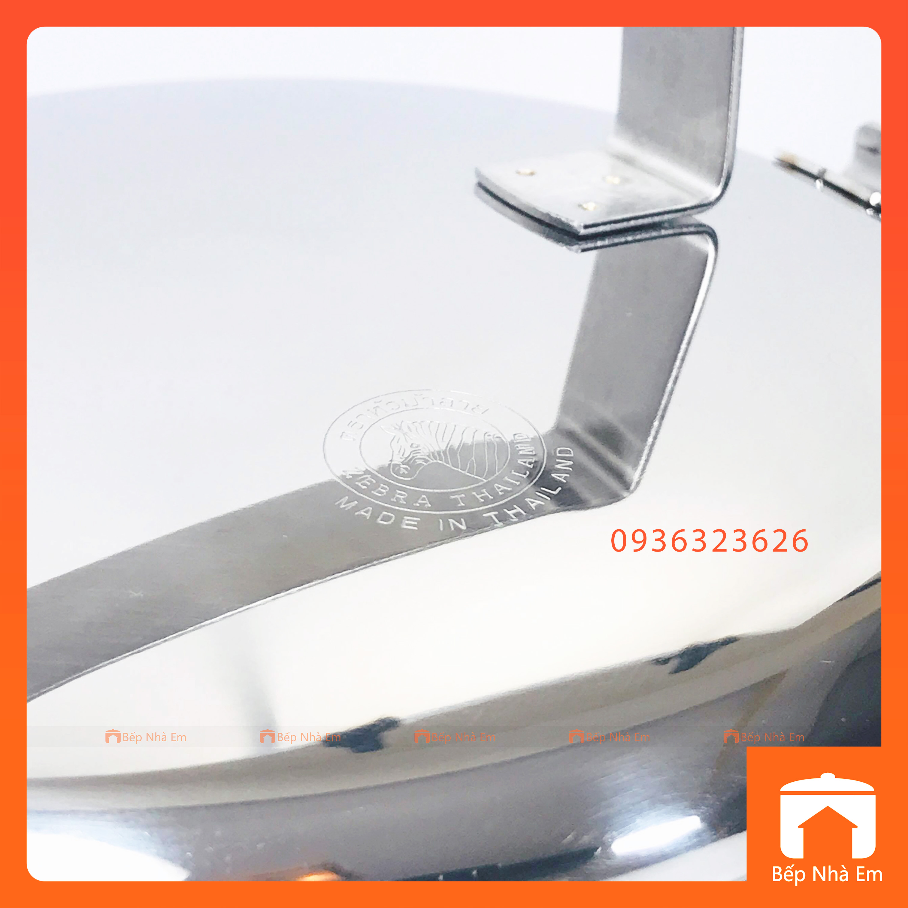 Camen Inox 304 ZEBRA 14cm x 3 Ngăn Khóa Rời Tiện Dụng  150273 - Hàng Nhập Khẩu Thái Lan