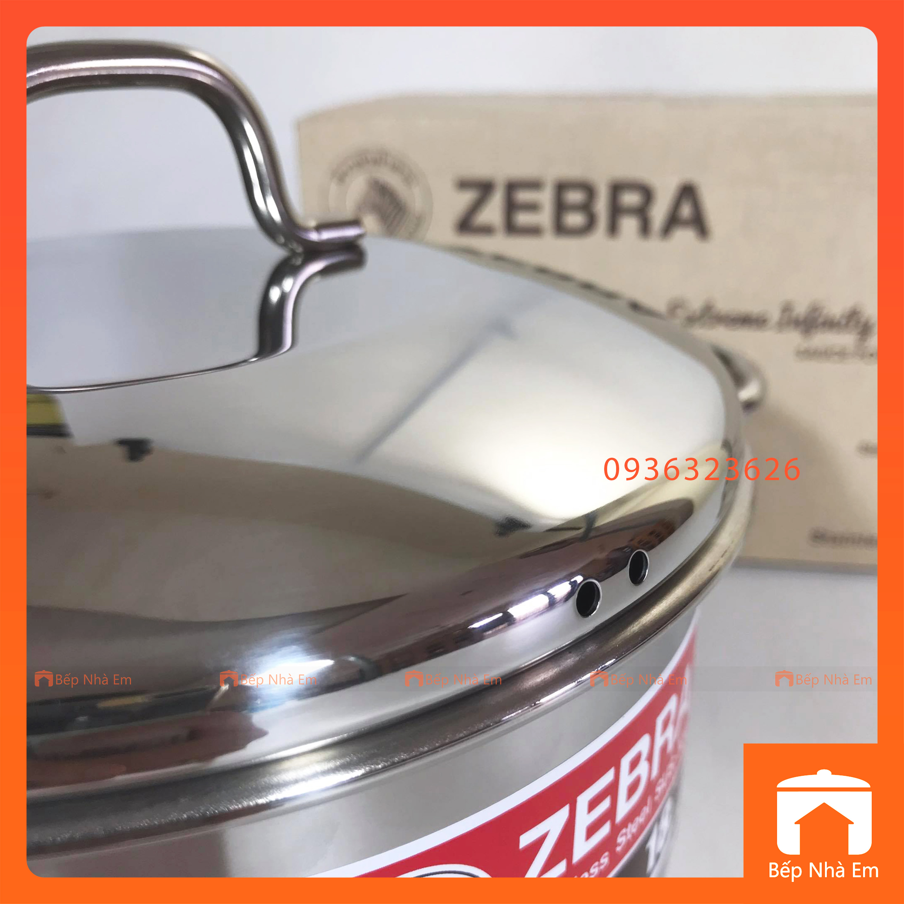 Nồi ZEBRA 3 Đáy Extreme Infinity 20cm 3.5L (Inox 304) - 162287 - Hàng Nhập Khẩu Thái Lan