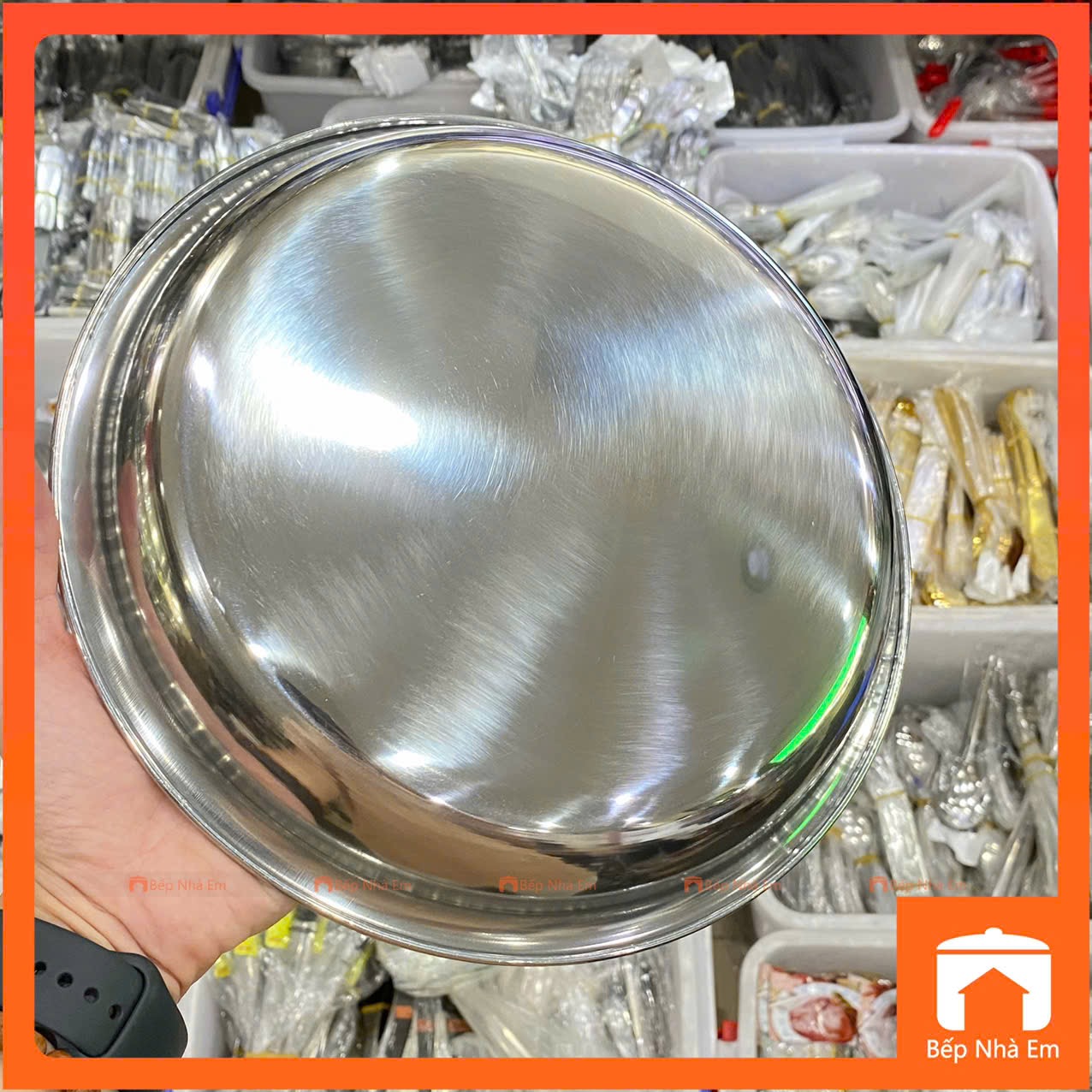 Dĩa Sâu Inox Nhiều Size - Hàng Việt Nam Sản Xuất