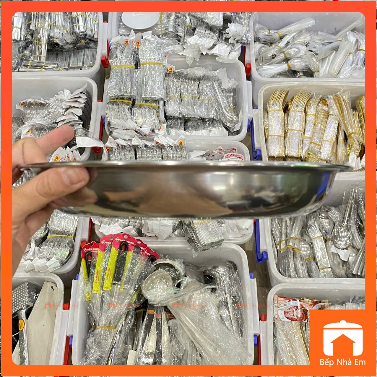 Dĩa Sâu Inox Nhiều Size - Hàng Việt Nam Sản Xuất