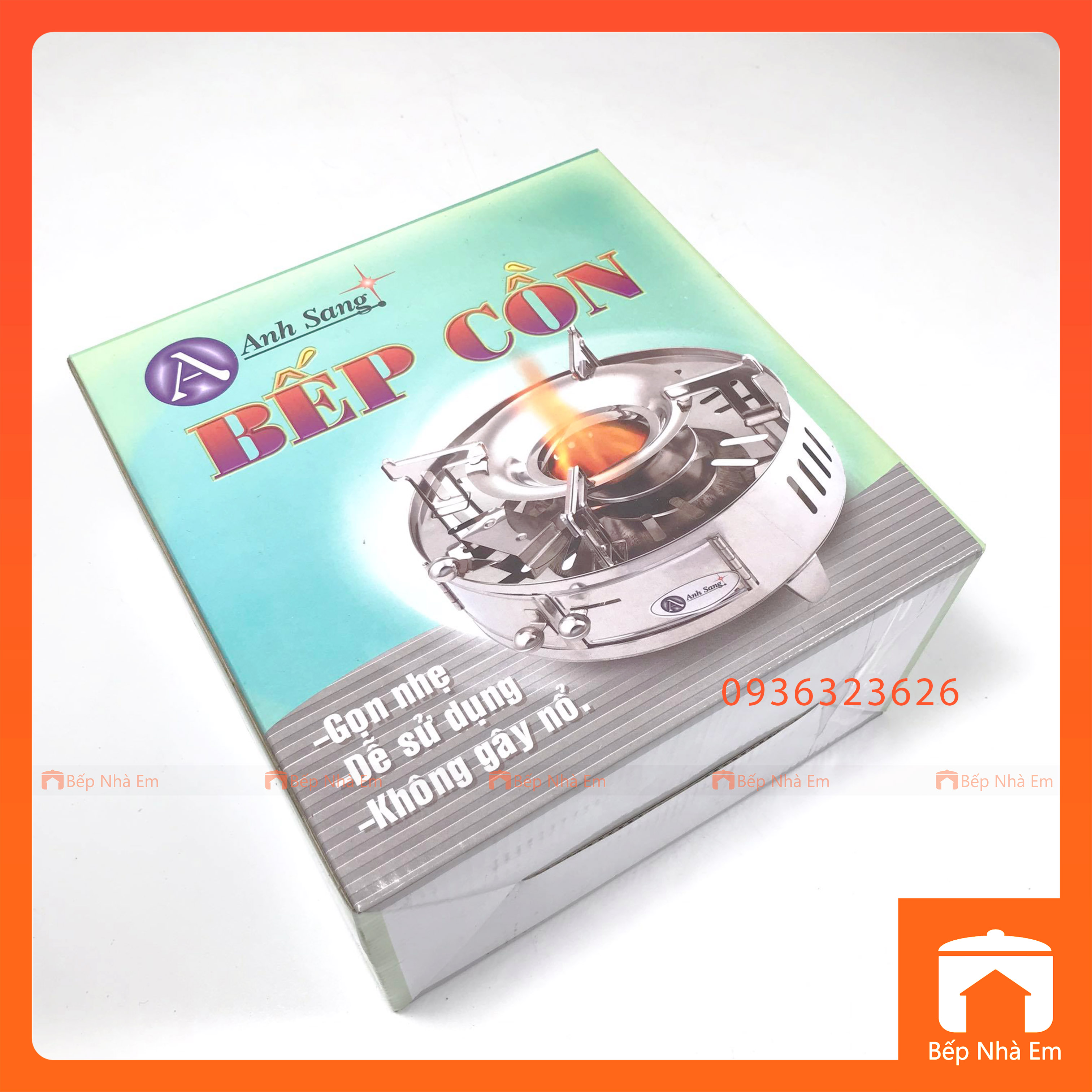 Bếp Cồn Inox Cao Cấp A2 Ánh Sáng - Hàng Việt Nam Sản Xuất