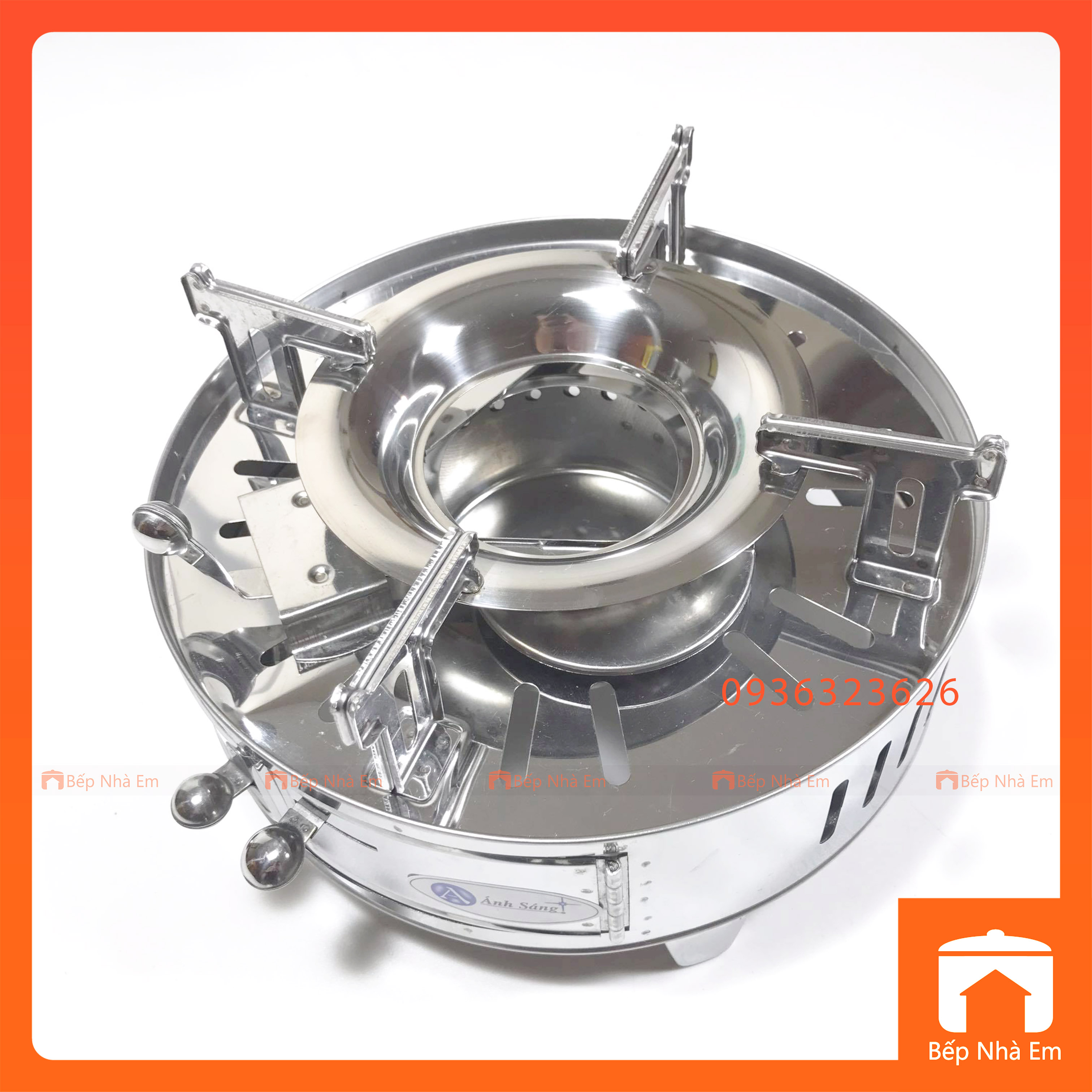 Bếp Cồn Inox Cao Cấp A2 Ánh Sáng - Hàng Việt Nam Sản Xuất