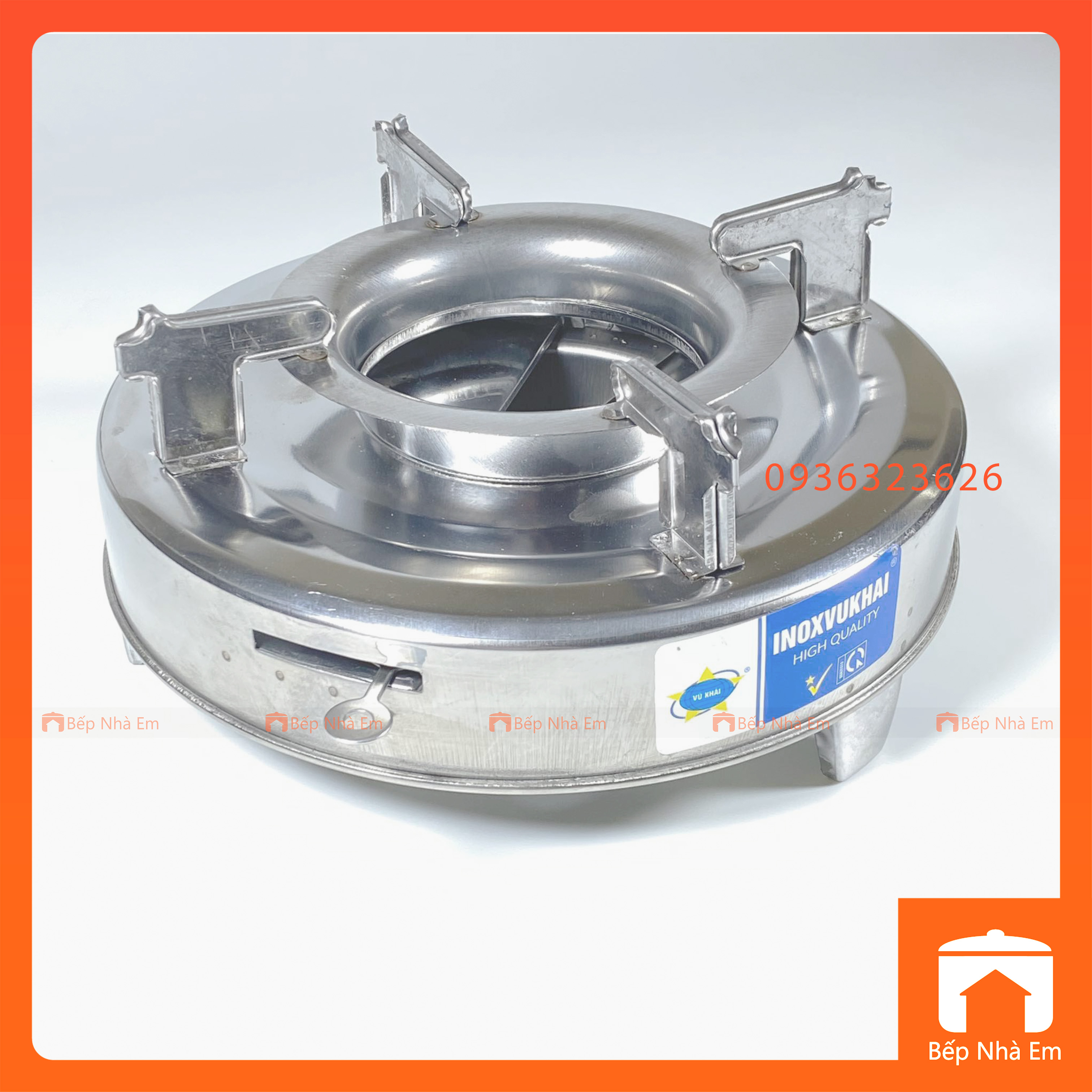 Bếp Cồn Inox Chắn Gió Nhỏ Gọn - Hàng Việt Nam Sản Xuất