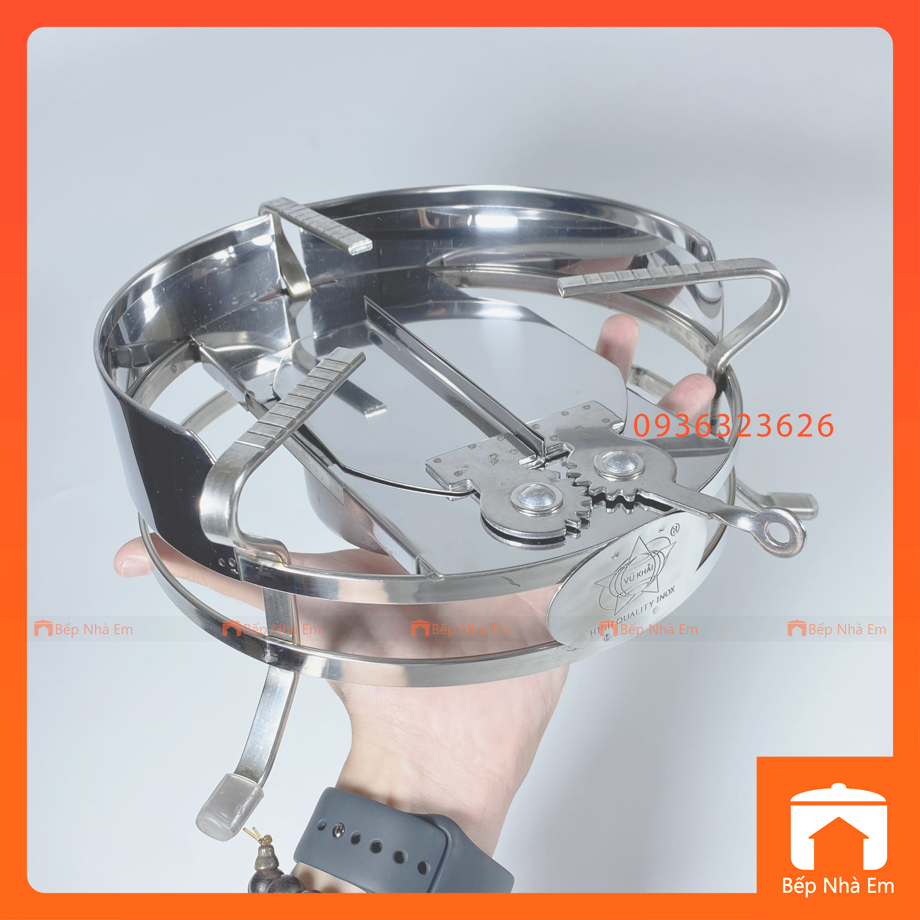 Bếp Cồn Inox Cao Cấp Vũ Khải - Hàng Việt Nam Sản Xuất