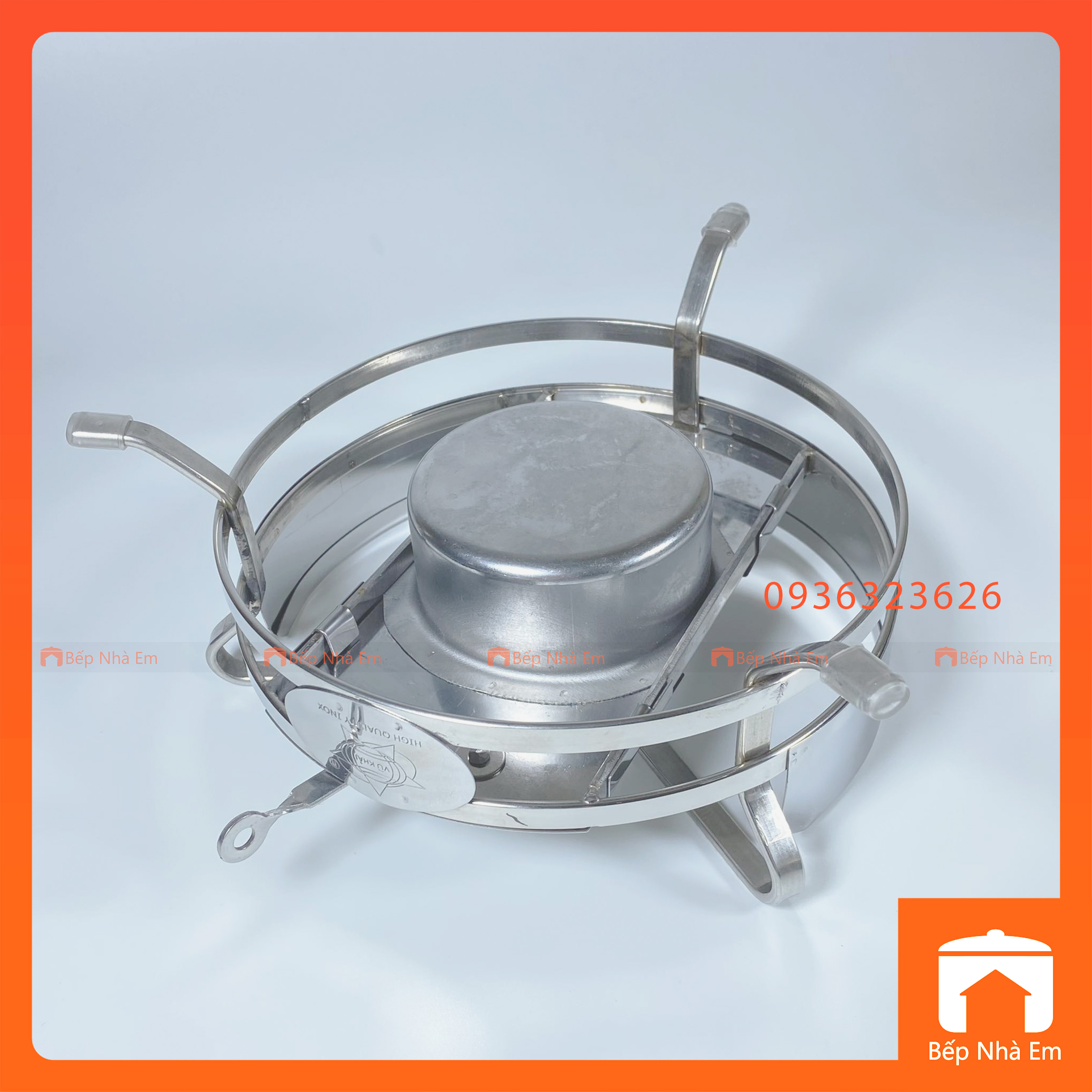 Bếp Cồn Inox Cao Cấp Vũ Khải - Hàng Việt Nam Sản Xuất