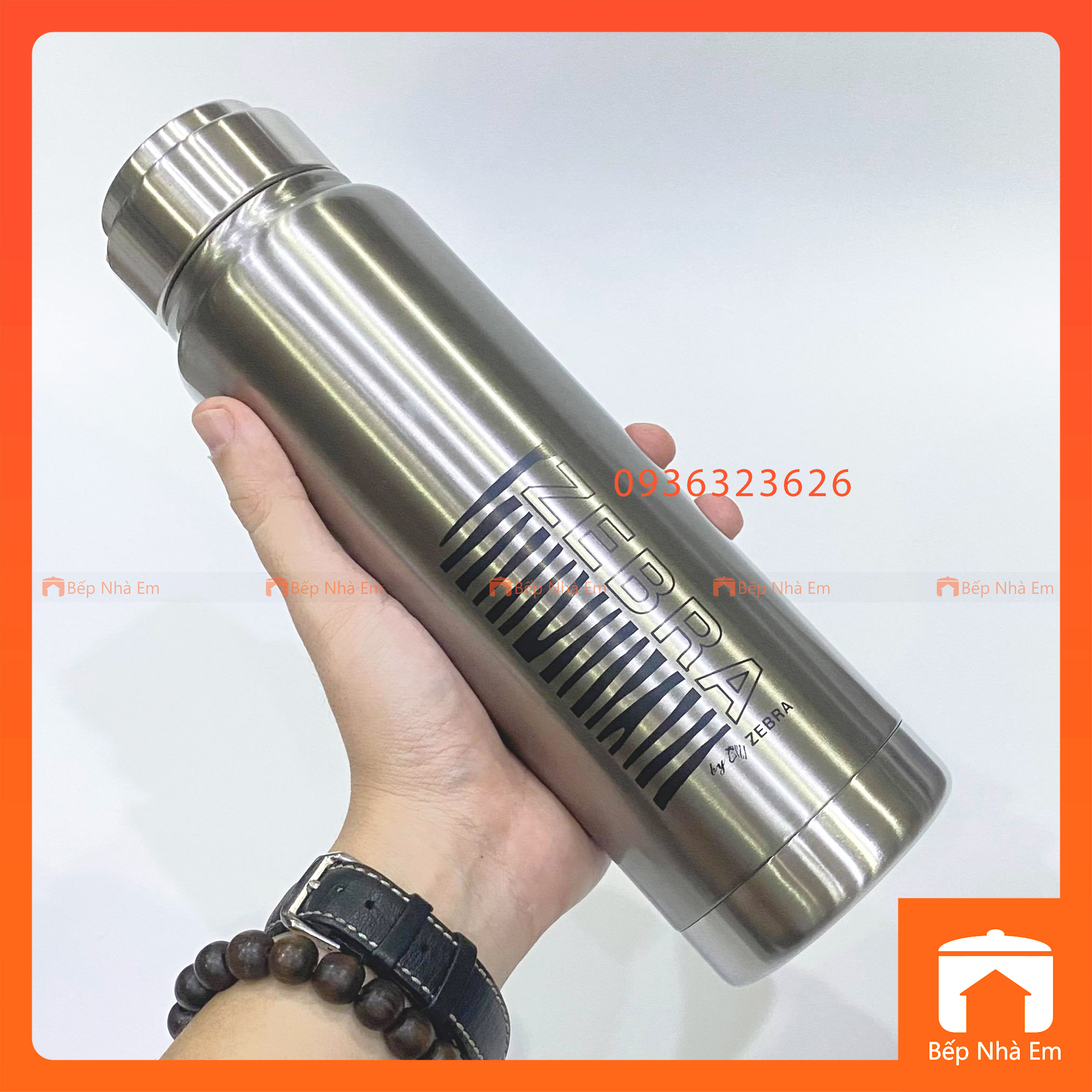 Bình Giữ Nhiệt ZEBRA Botto (Inox 304) Nhiều Dung Tích - Hàng Nhập Khẩu Thái Lan