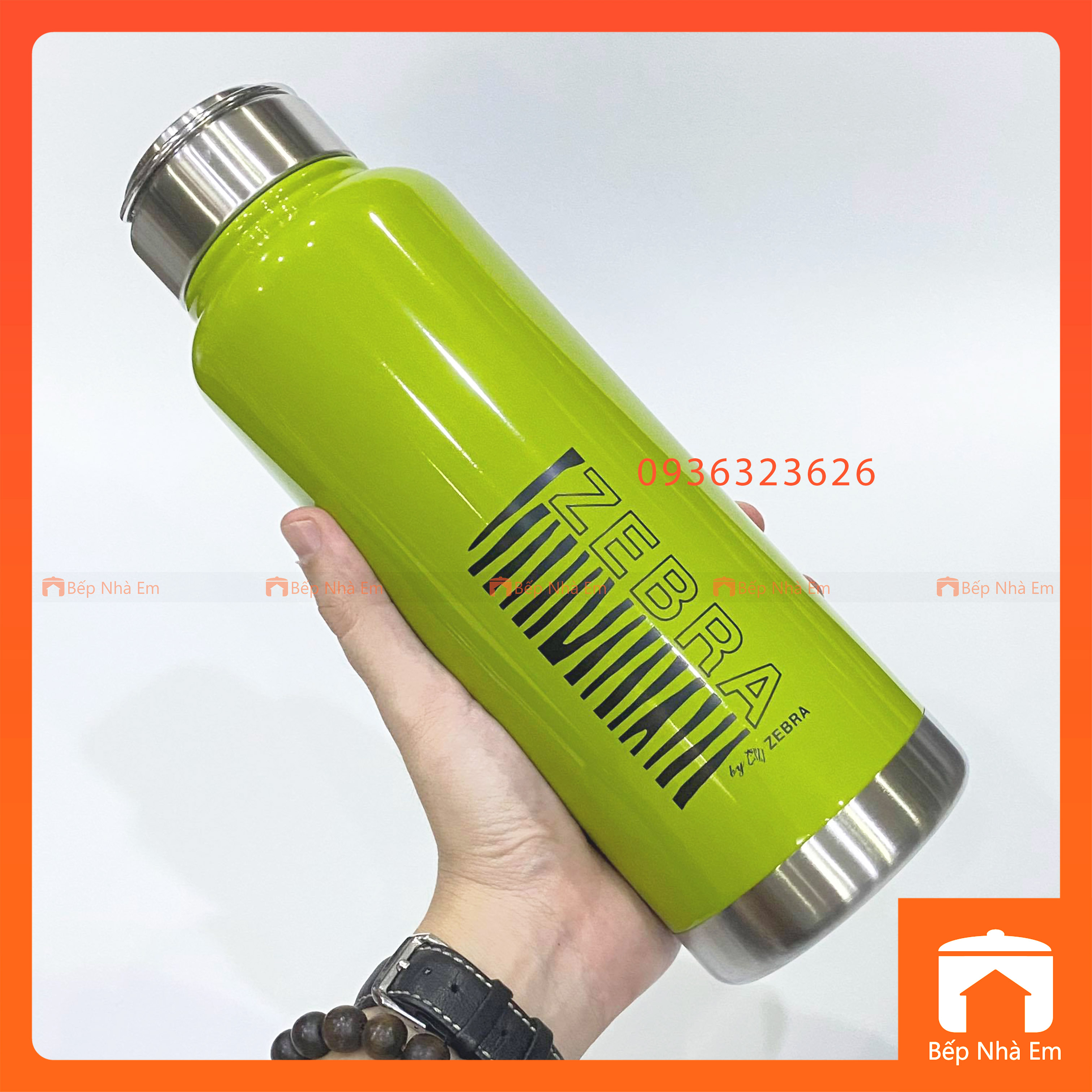 Bình Giữ Nhiệt ZEBRA Botto (Inox 304) Nhiều Dung Tích - Hàng Nhập Khẩu Thái Lan