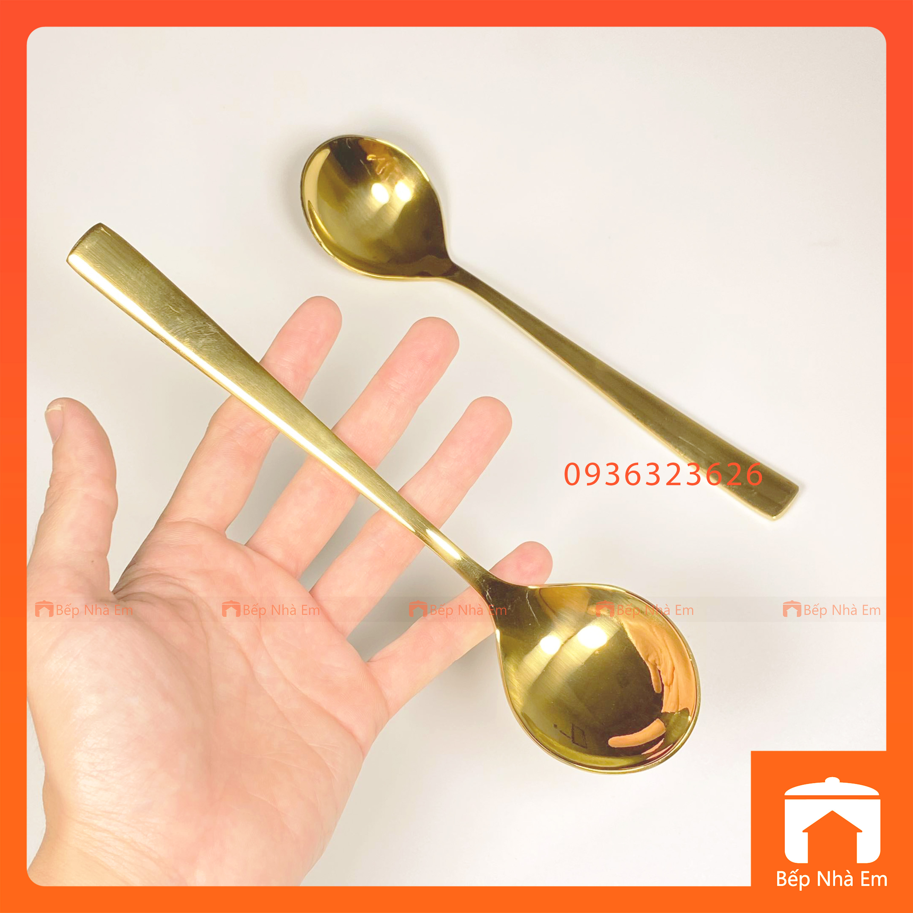 Bộ Dao Muỗng Nĩa Inox Mạ Vàng Cao Cấp - Hàng Nhập Khẩu