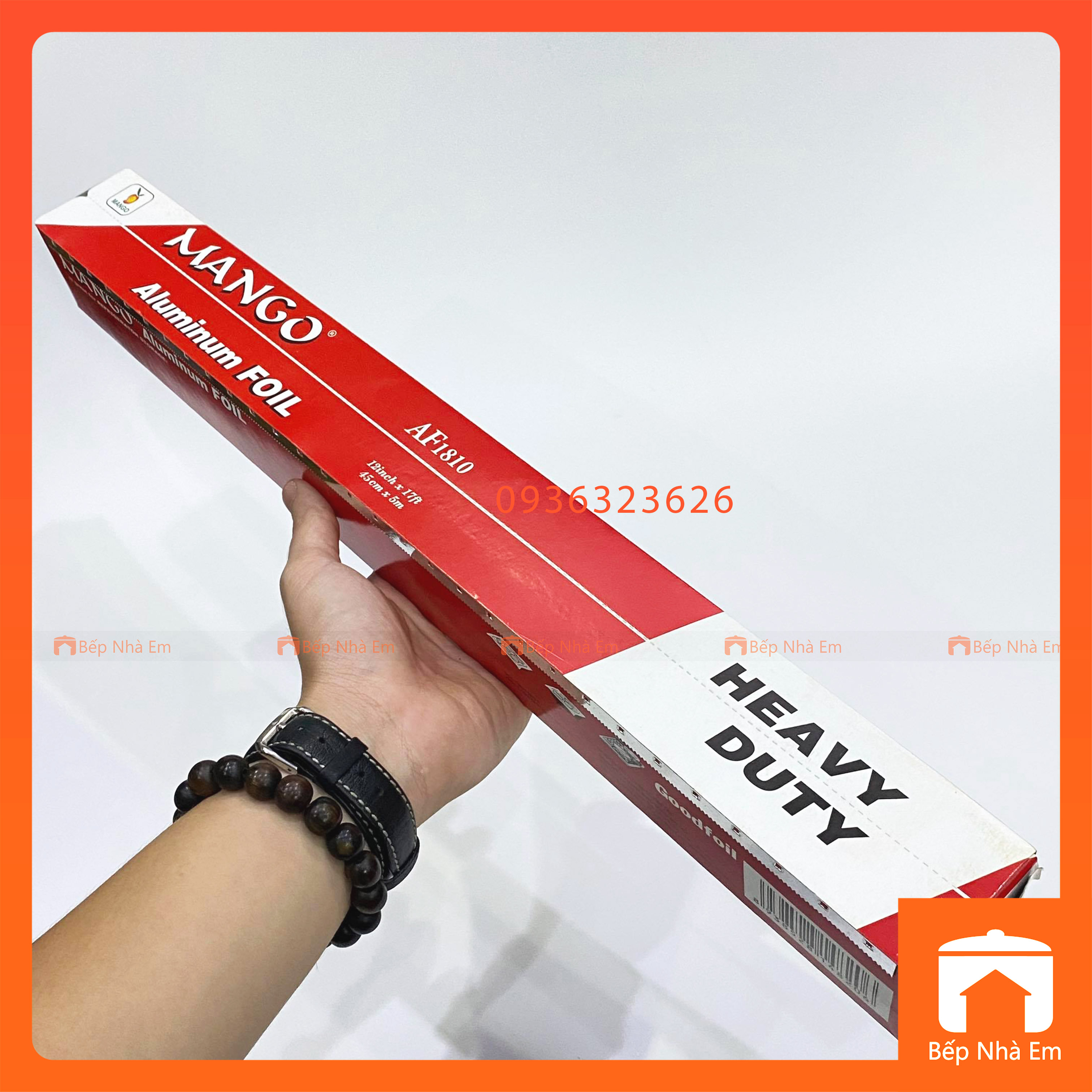 Set 2 Cuộn Giấy Bạc Nướng Thực Phẩm Lớn Và Nhỏ - Hàng Việt Nam Sản Xuất