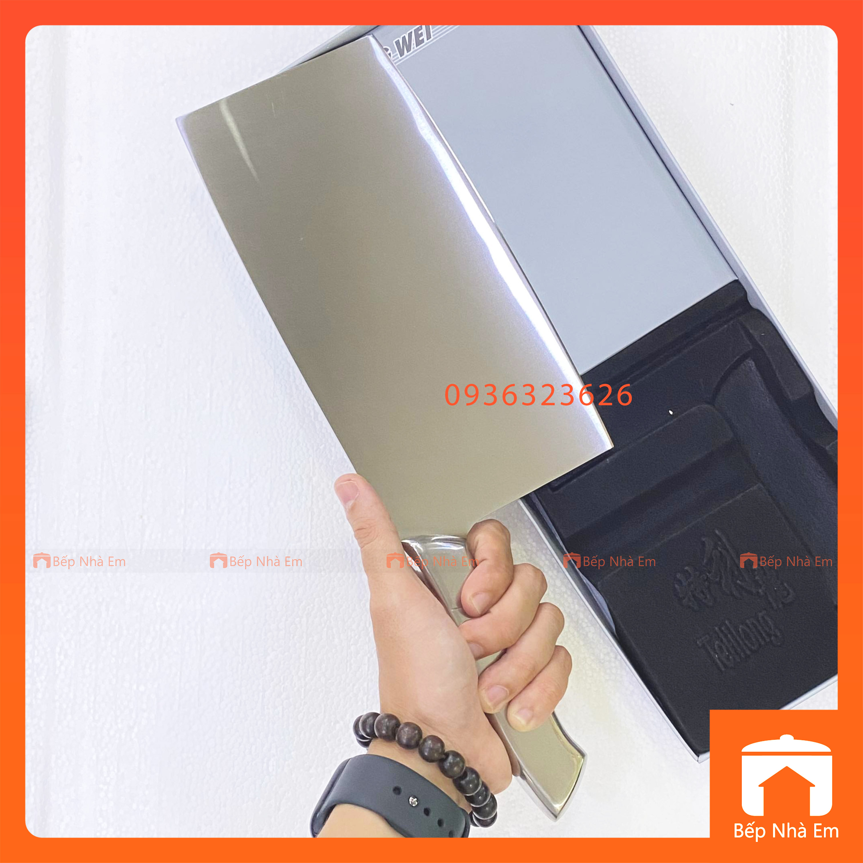 Dao Chặt Inox Nguyên Khối Thỏ Đại - Hàng Cao Cấp | Bếp Nhà Em