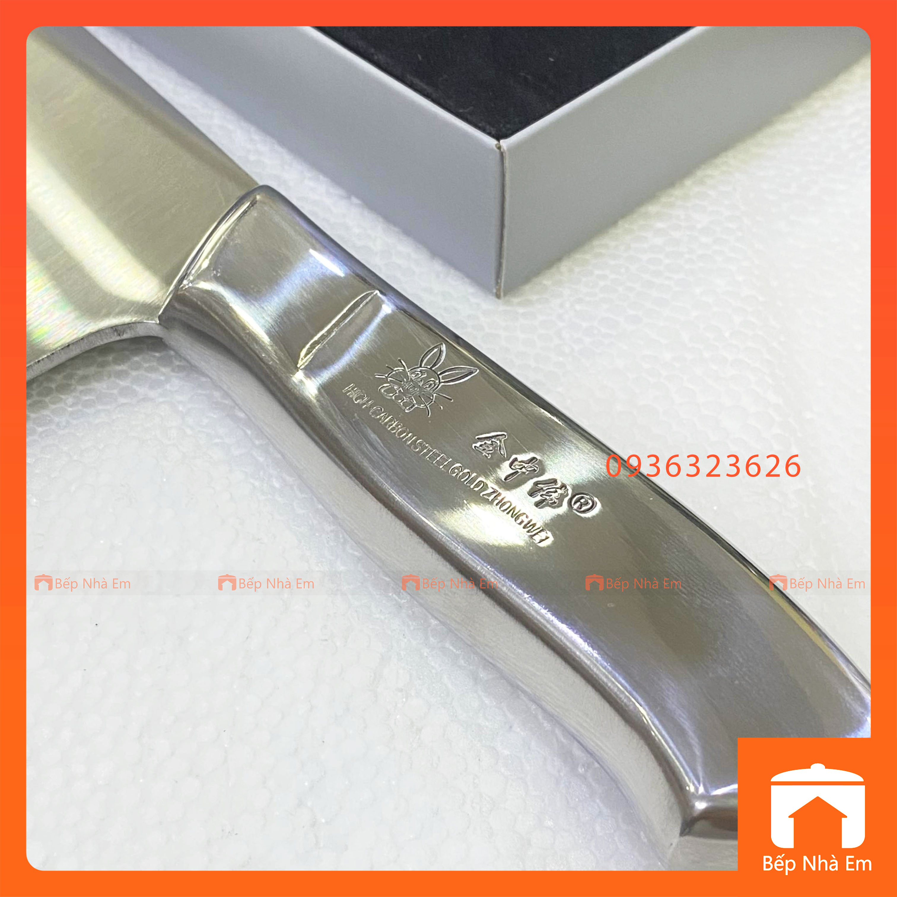 Dao Chặt Inox Nguyên Khối Thỏ Đại - Hàng Cao Cấp | Bếp Nhà Em