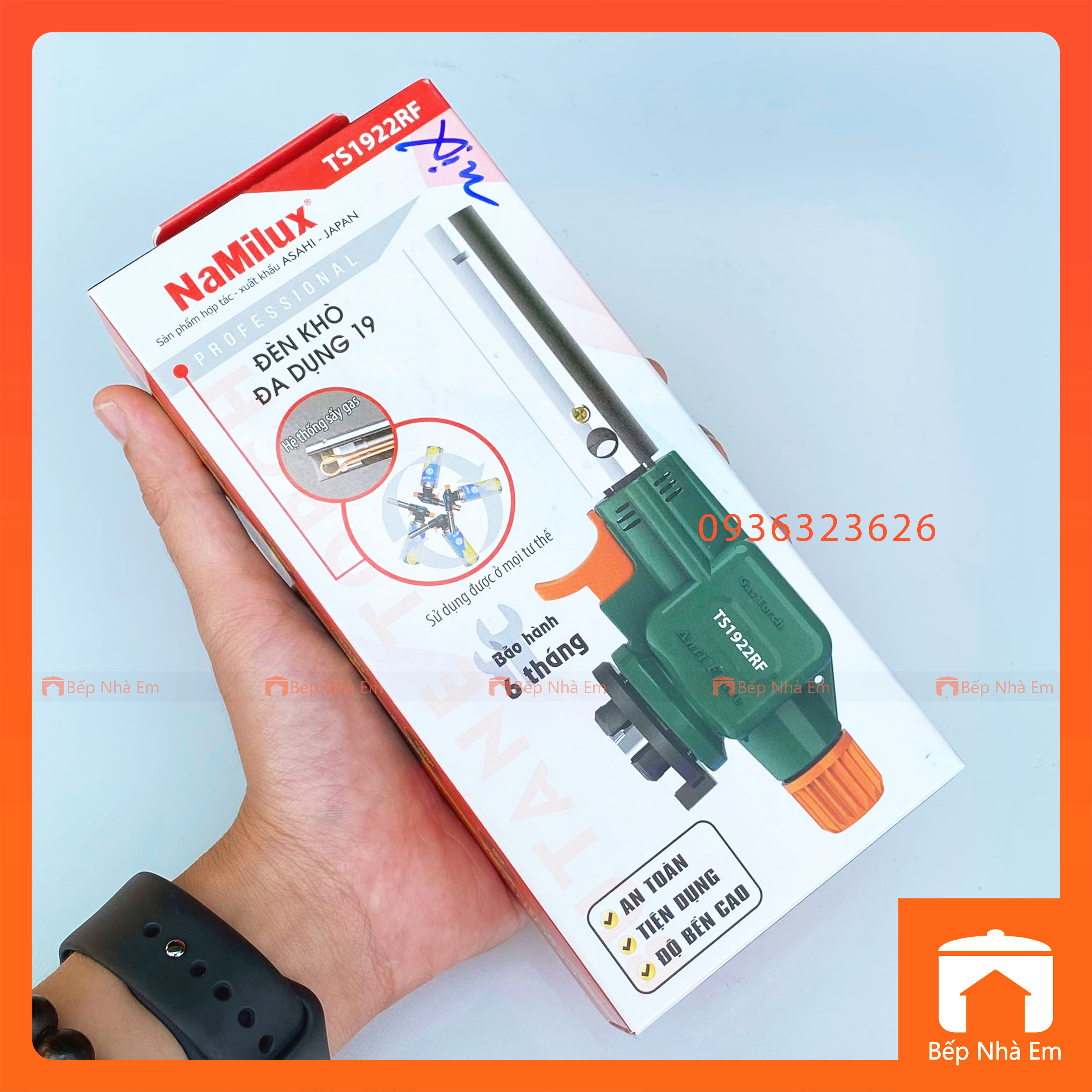 Đèn Khò Gas NAMILUX 1.8kW Tiện Dụng - Hàng Việt Nam Sản Xuất