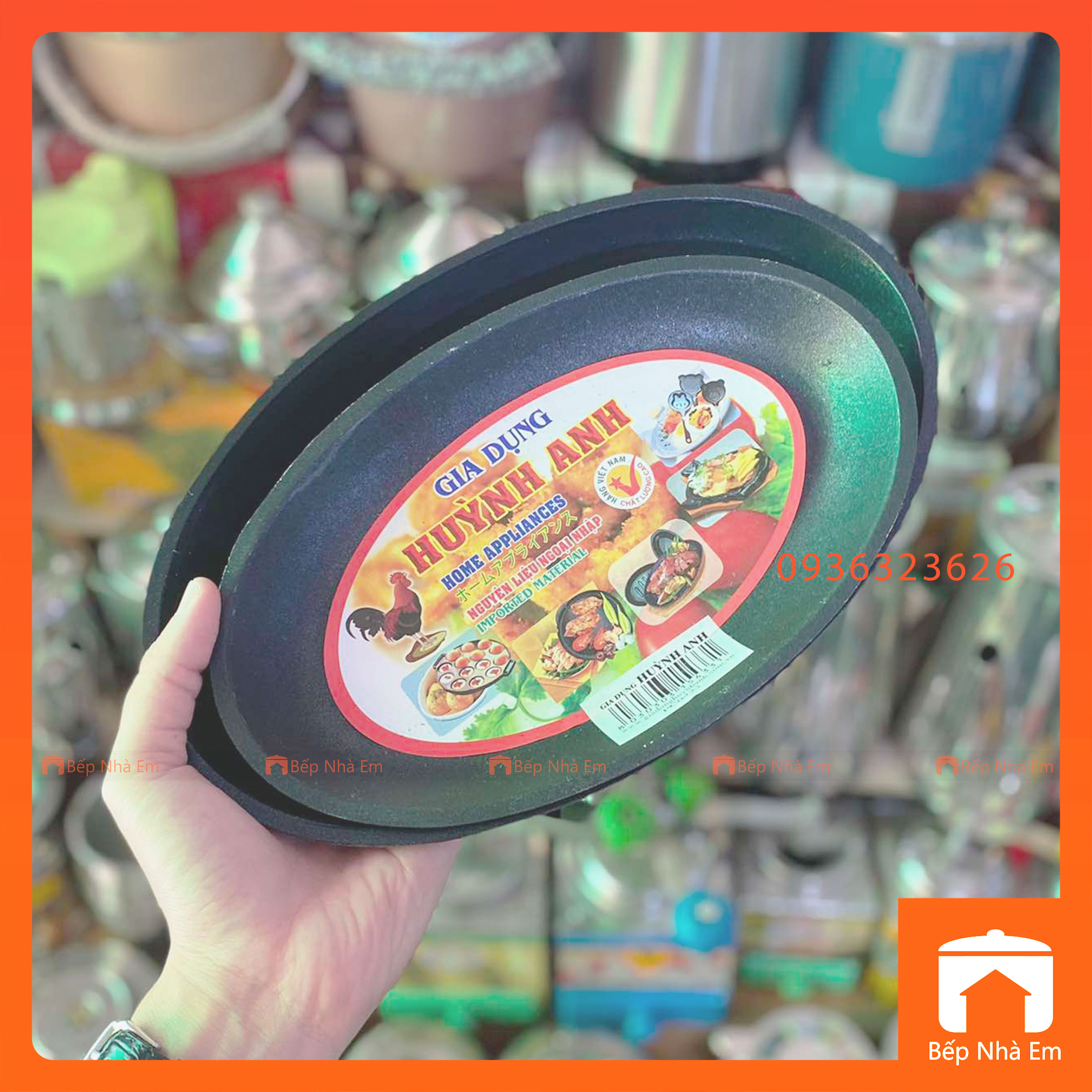 Dĩa Gang Chống Dính Cao Cấp Huỳnh Anh - Hàng Việt Nam Sản Xuất