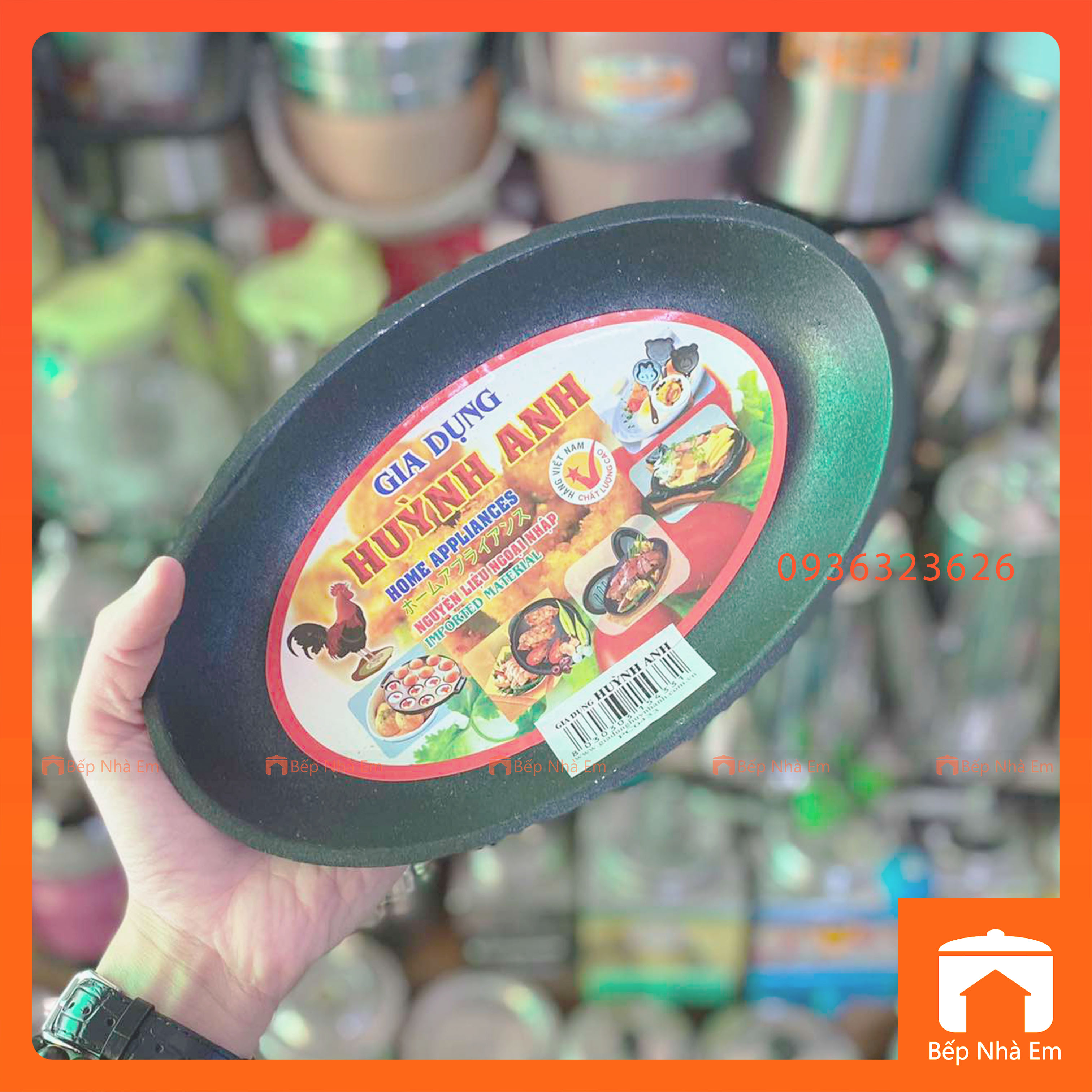 Dĩa Gang Chống Dính Cao Cấp Huỳnh Anh - Hàng Việt Nam Sản Xuất