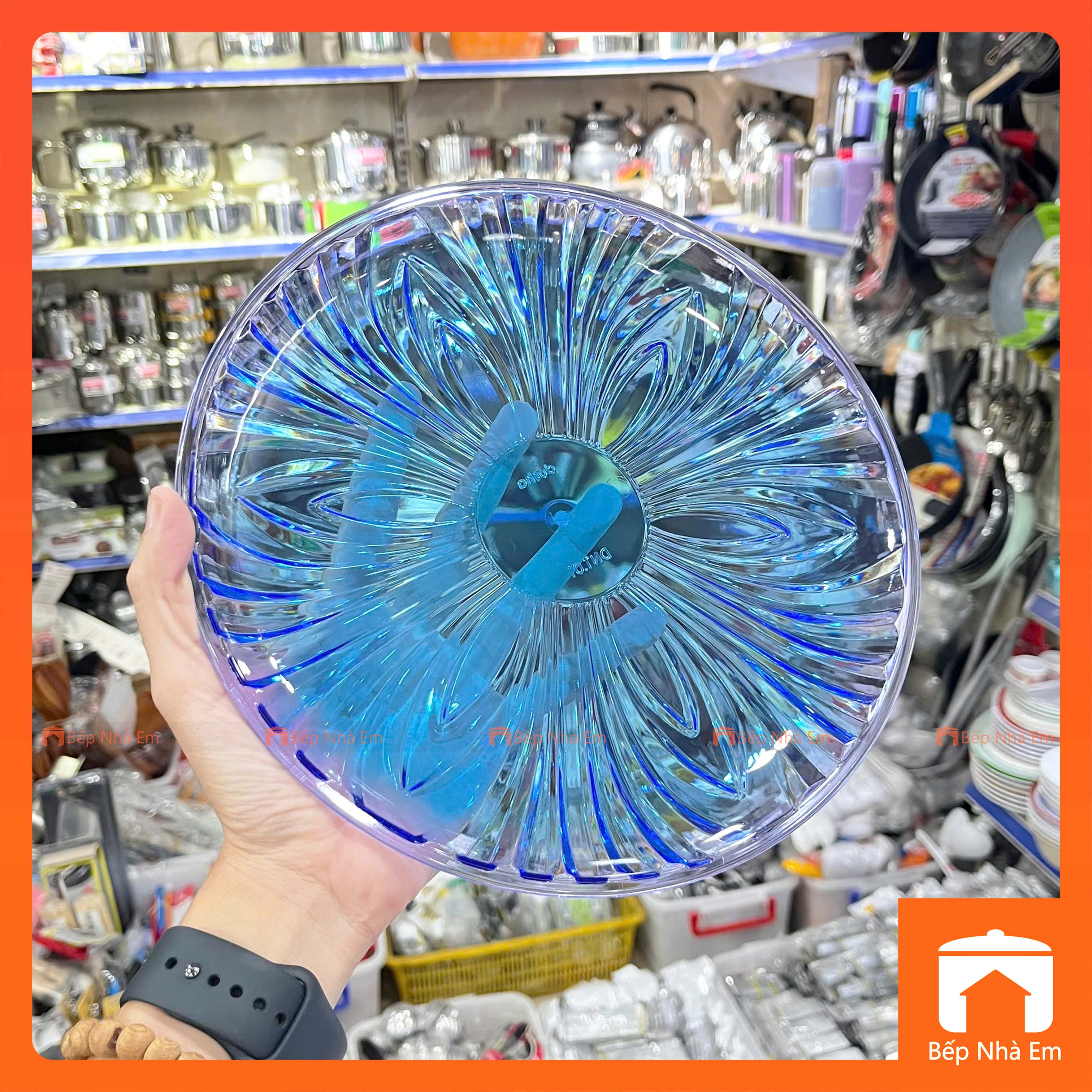 Dĩa Nhựa Pha Lê Nhiều Màu Cao Cấp Đức Thành DNT01 - Hàng Việt Nam Sản Xuất