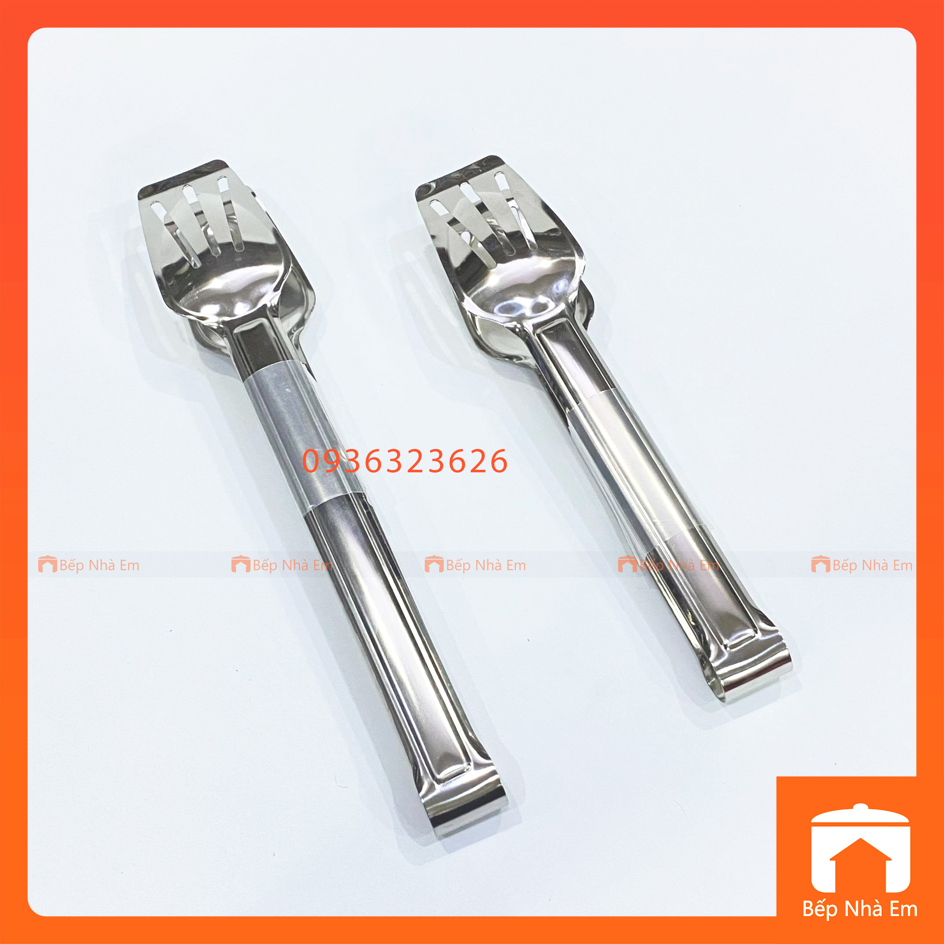 Kẹp Gắp Thức Ăn - Kẹp Gắp Bánh Inox Cao Cấp 02 - Hàng Nhập Khẩu