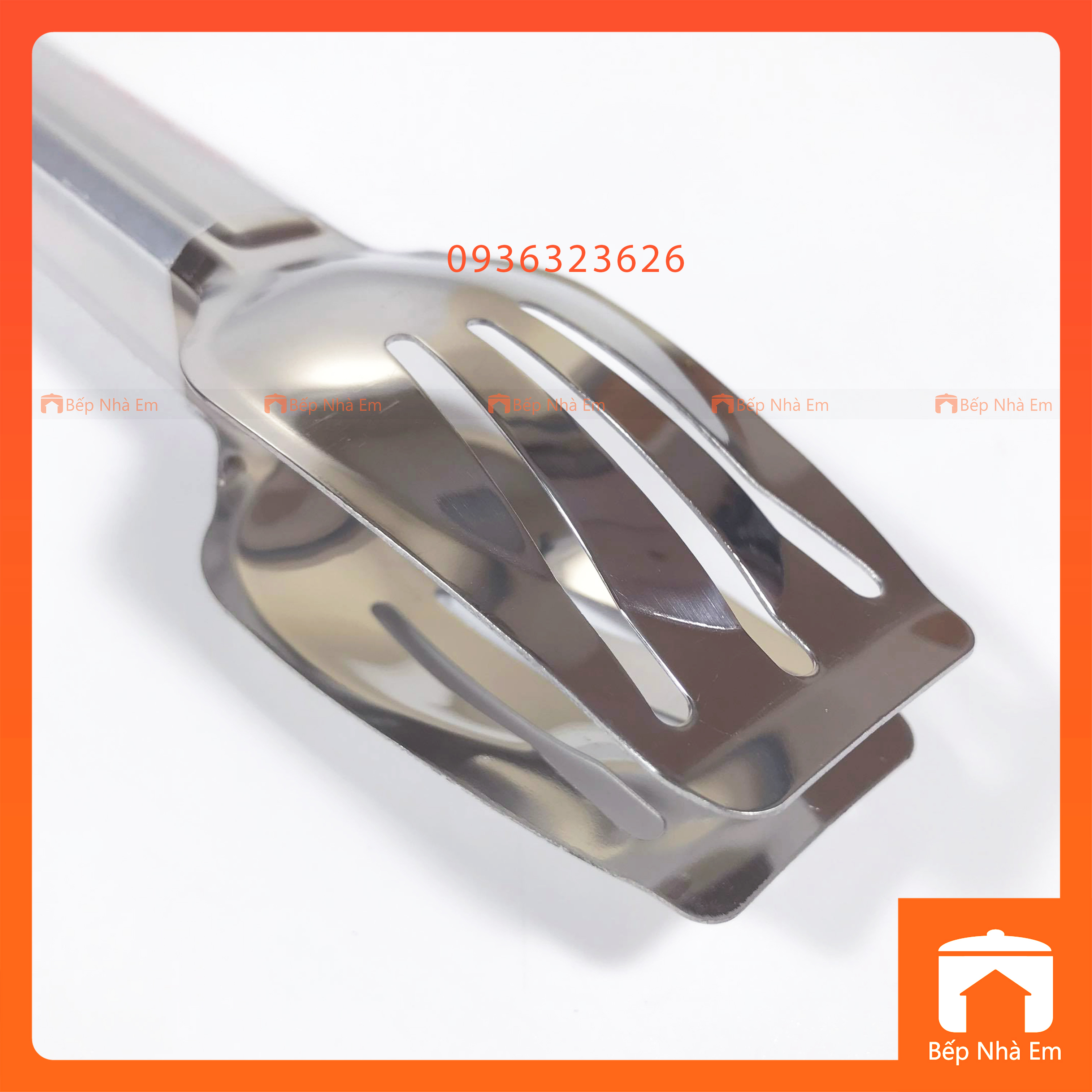 Kẹp Gắp Thức Ăn - Kẹp Gắp Bánh Inox Cao Cấp 02 - Hàng Nhập Khẩu