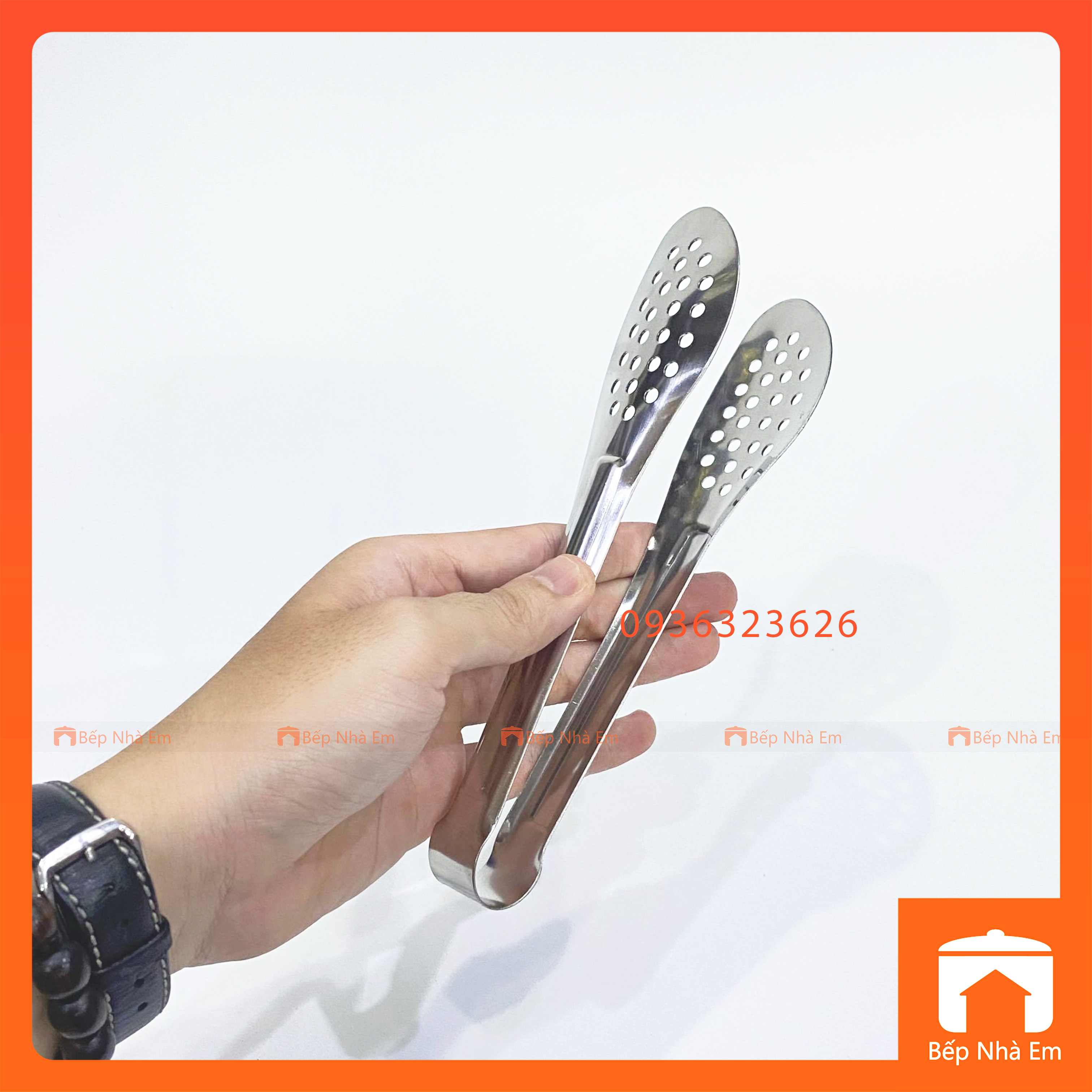 Kẹp Gắp Thức Ăn - Kẹp Gắp Bánh Inox Cao Cấp 01 - Hàng Nhập Khẩu