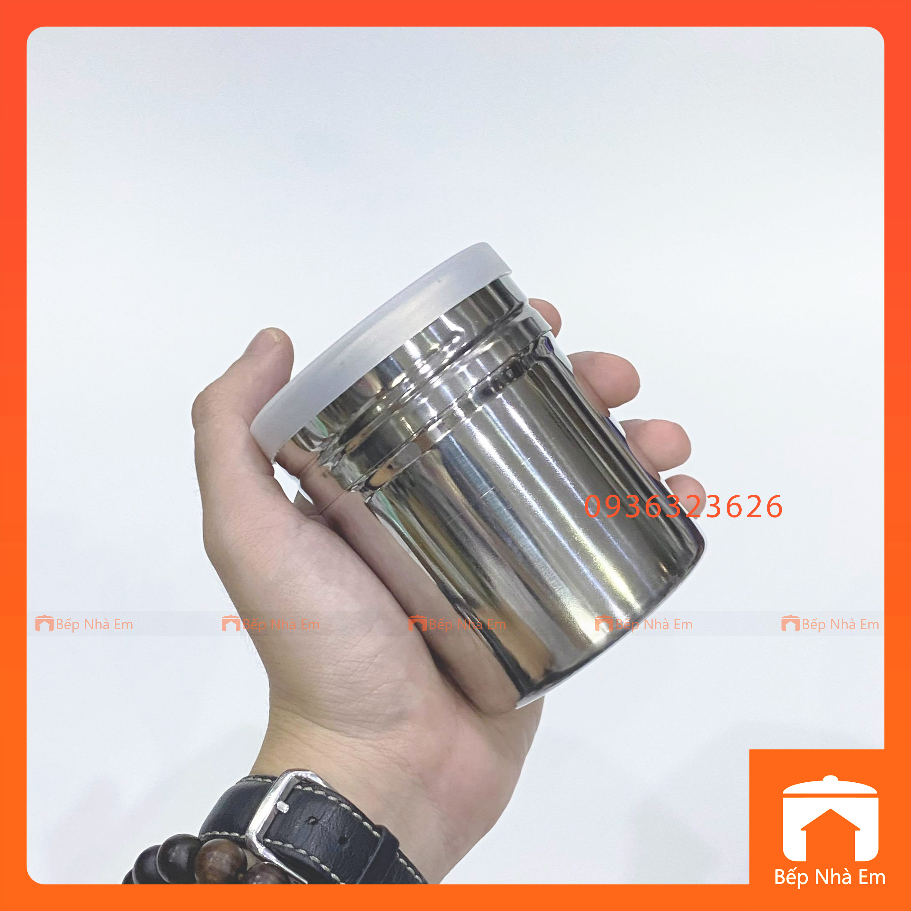 Hủ Rắc Bột Ca Cao - Hủ Tiêu Lưới Inox Không Gỉ