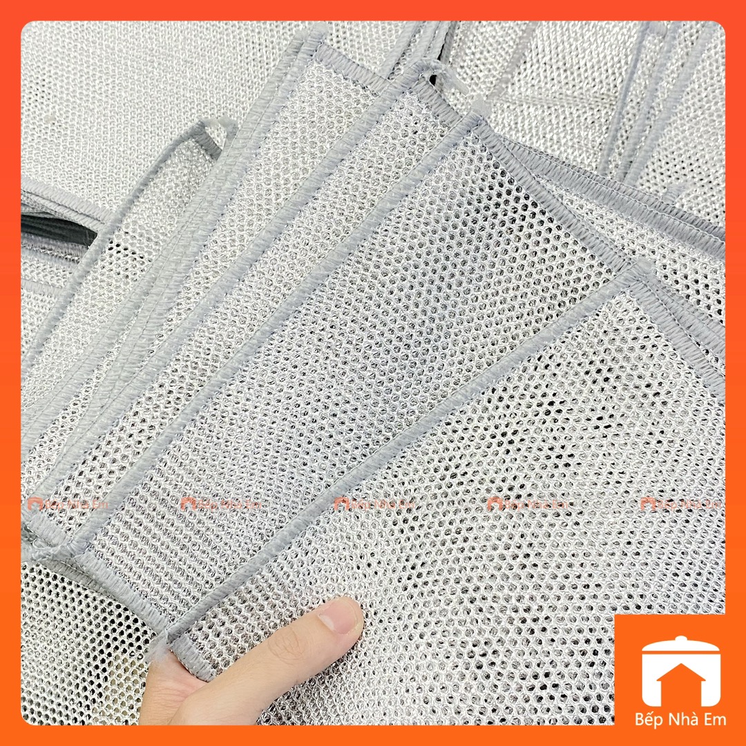 Set 5 Cái Khăn Rửa Chén Kim Loại 2 Lớp - Lưới Rửa Chén Kim Loại 2 Lớp Đa Năng