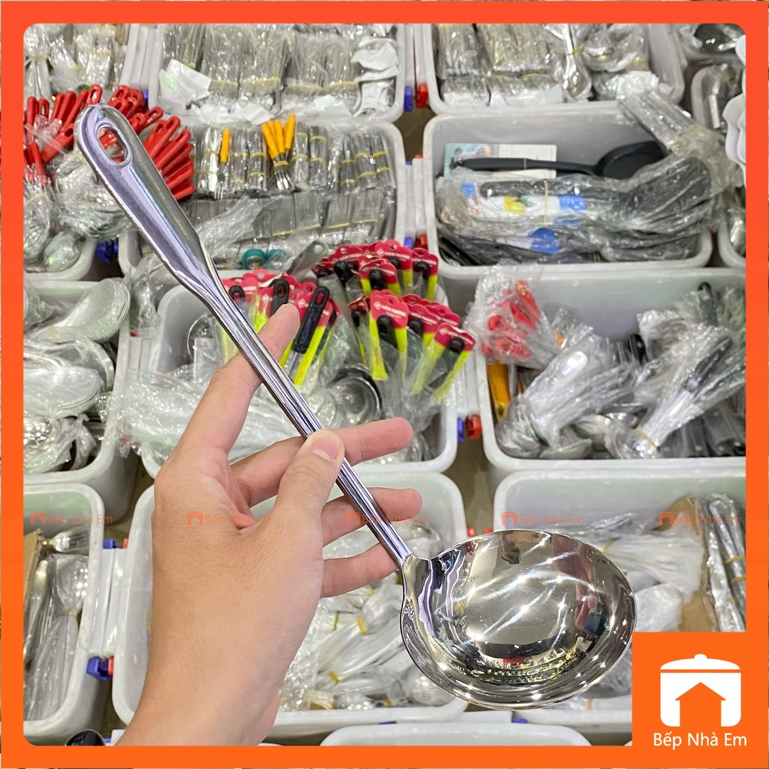 Vá Lẩu - Vá Múc Canh Inox REHANG Cao Cấp Nhiều Size Nhiều Size - Hàng Nhập Khẩu