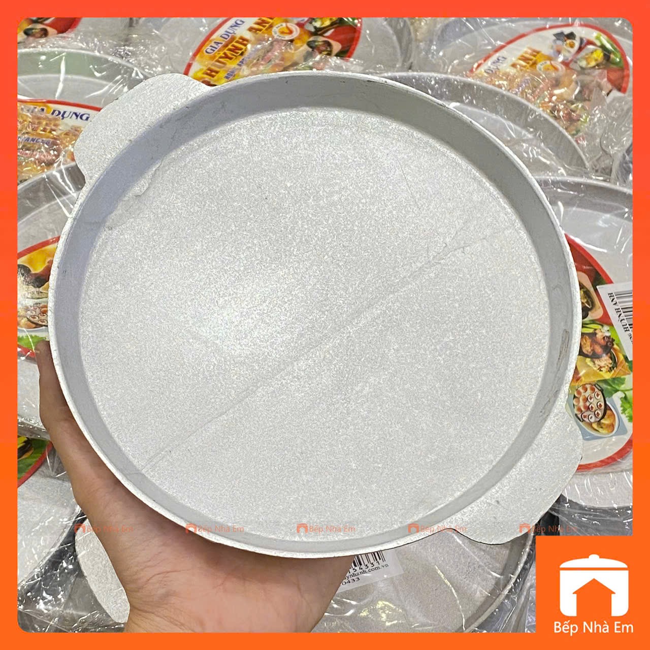 Chảo Nhôm Nguyên Khối Huỳnh Anh - Hàng Việt Nam Sản Xuất