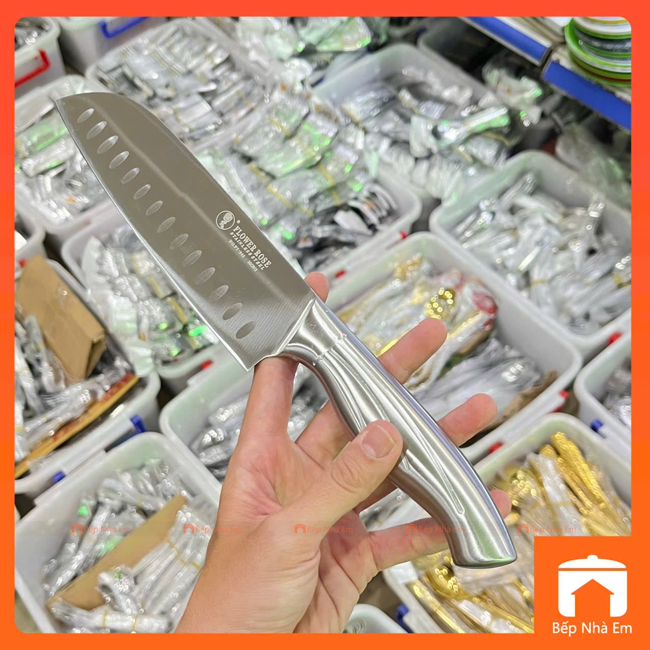 Bộ Dao Inox Nguyên Khối Cao Cấp - Hàng Nhập Khẩu Trực Tiếp