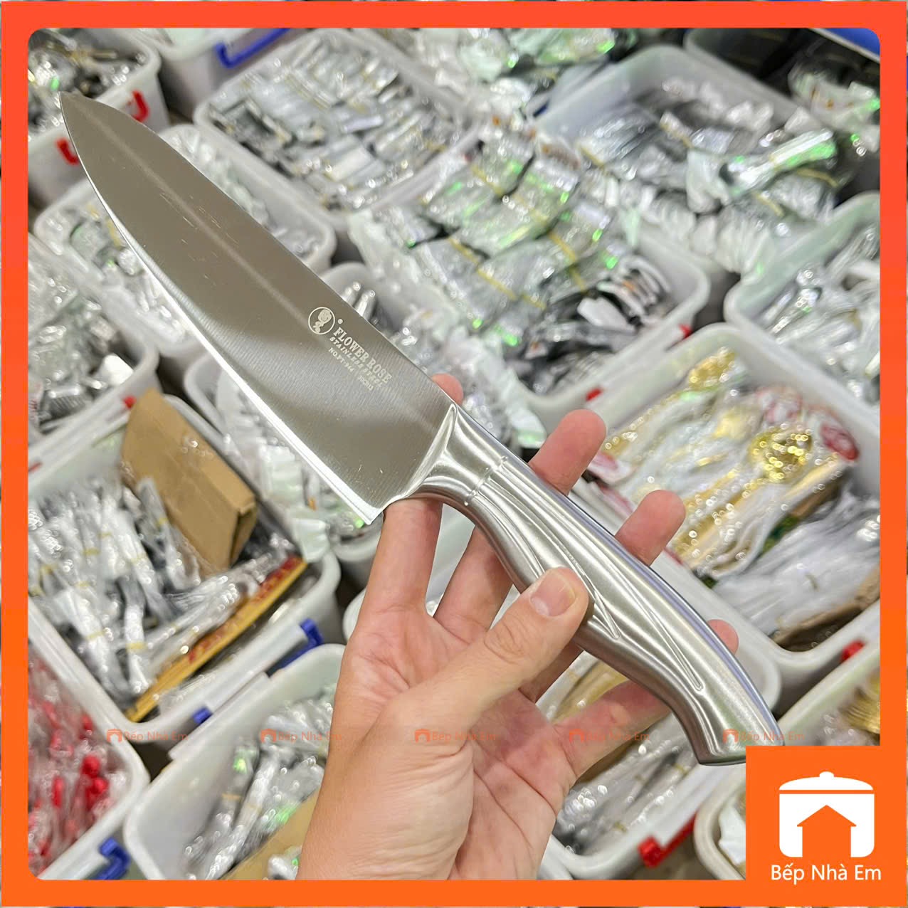 Bộ Dao Inox Nguyên Khối Cao Cấp - Hàng Nhập Khẩu Trực Tiếp