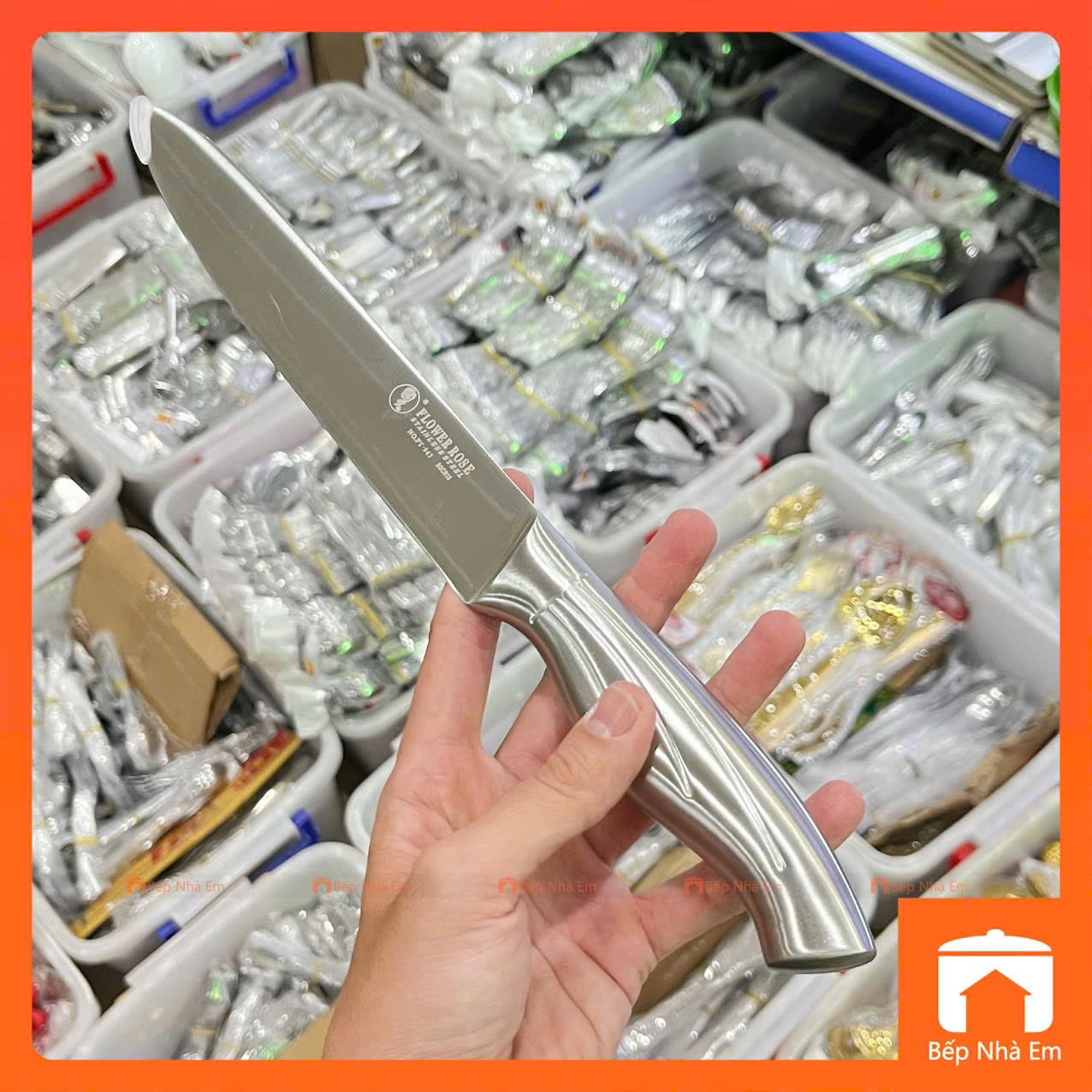 Bộ Dao Inox Nguyên Khối Cao Cấp - Hàng Nhập Khẩu Trực Tiếp