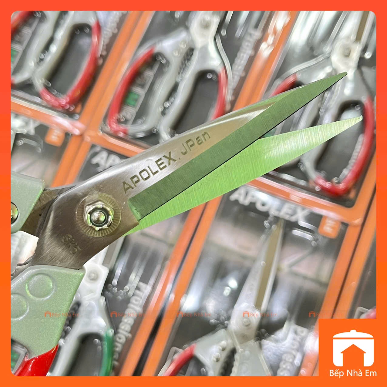 Kéo Thép Nhật Cán Nhựa Đúc Apolex Cao Cấp - Hàng Nhập Khẩu Trực Tiếp