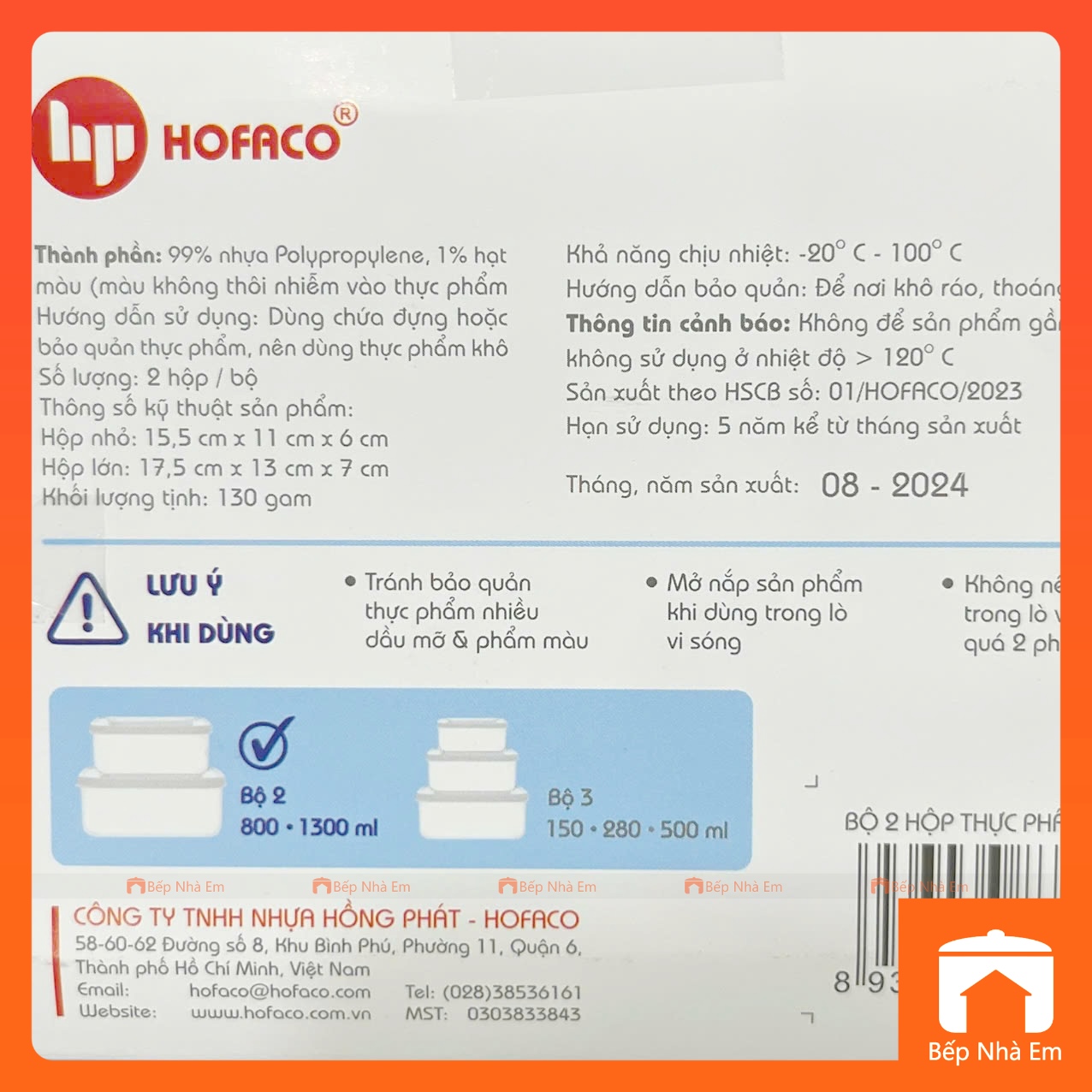 Hộp Nhựa Cao Cấp Đa Năng An Toàn Với Sức Khoẻ - Hàng Việt Nam Sản Xuất