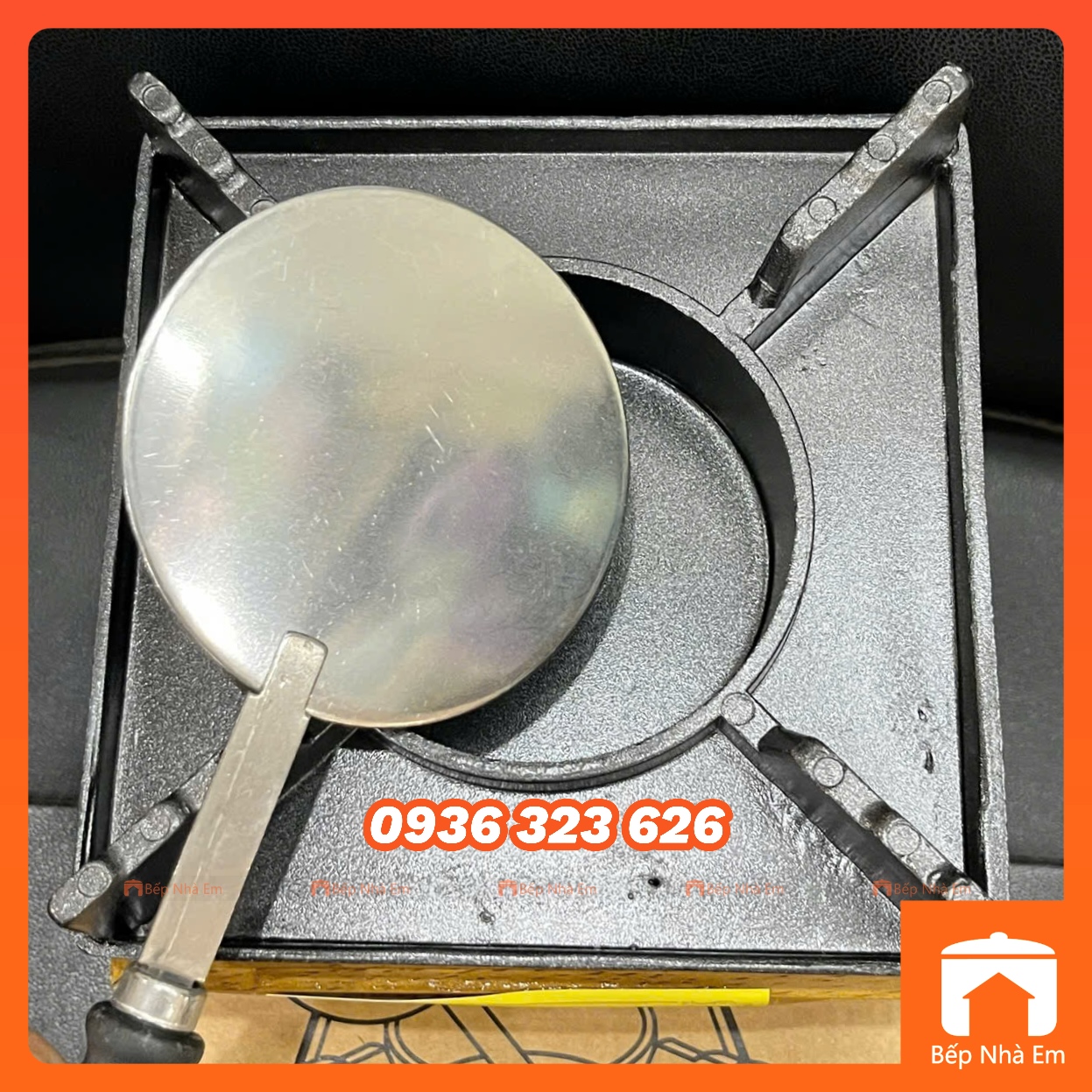 Bếp Cồn Đế Gỗ Cao Cấp - Hàng Việt Nam Sản Xuất