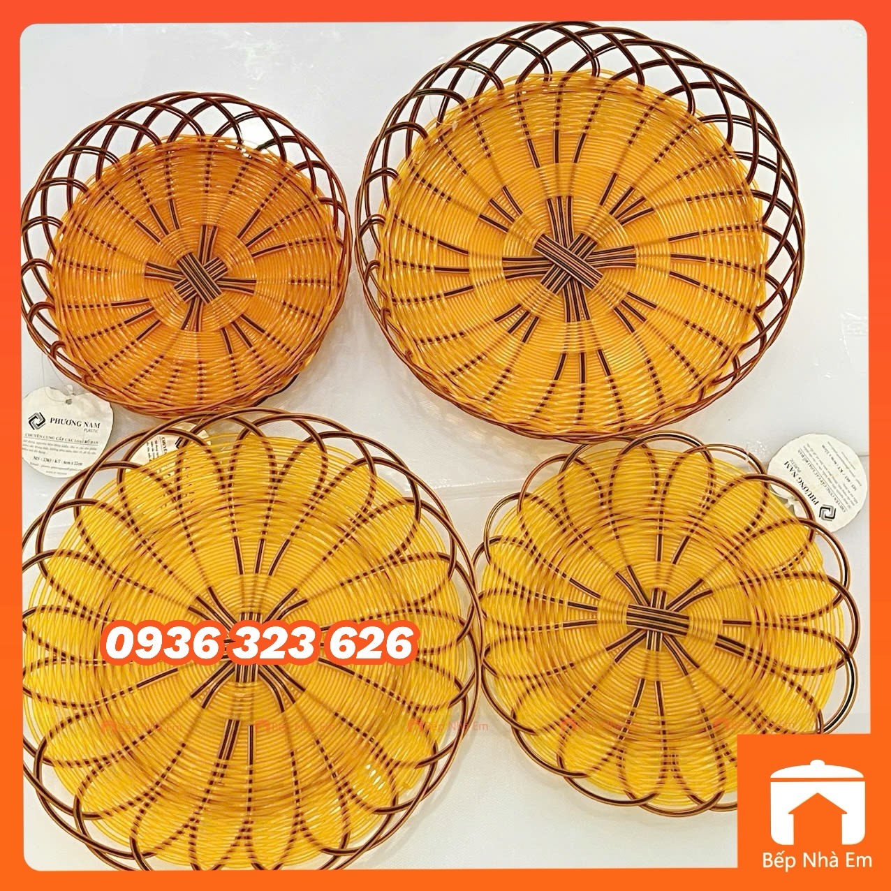 Rổ Nhựa Giả Mây Đa Năng - Hàng Việt Nam Sản Xuất