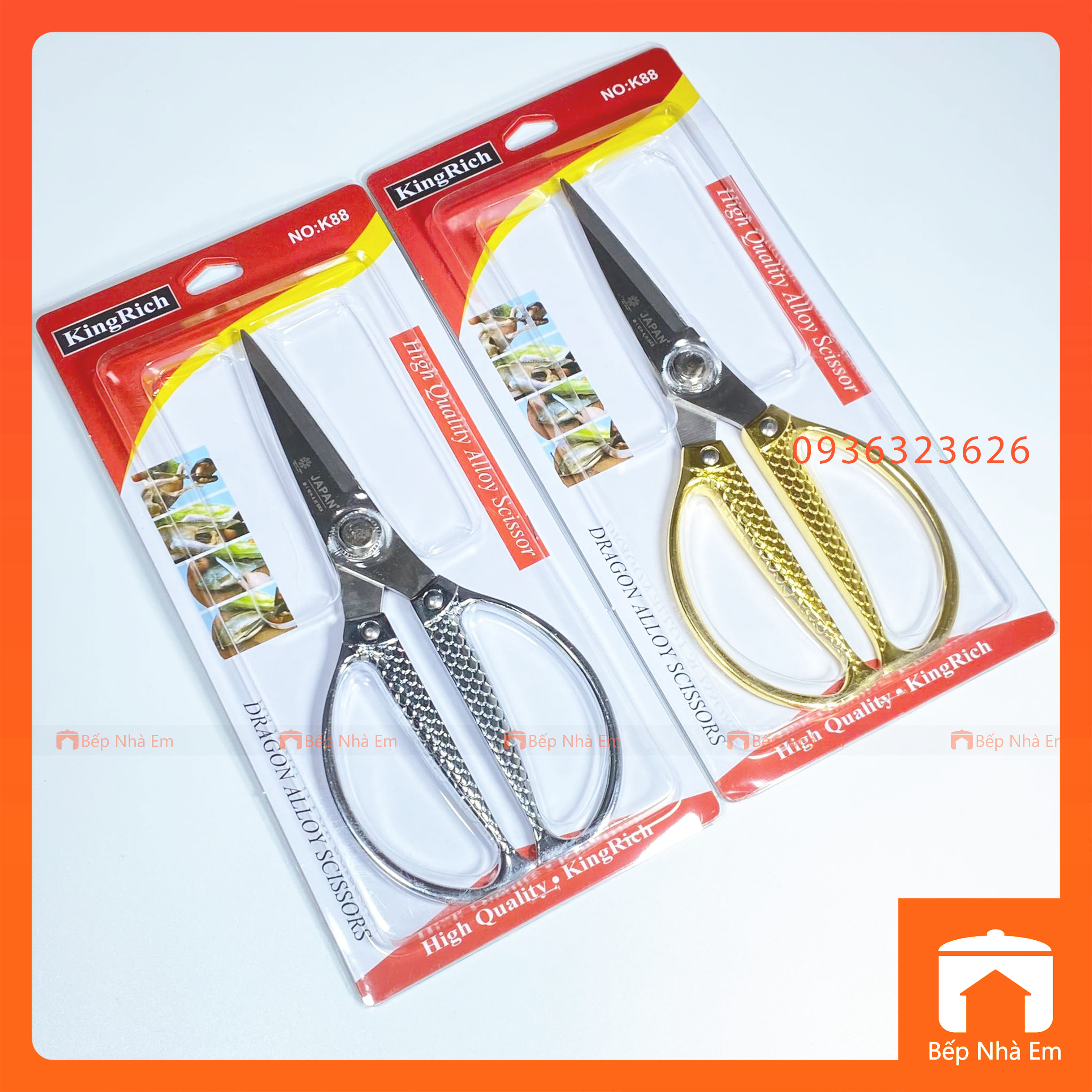 Kéo Cán Thép K88 Cao Cấp - Hàng Nhập Khẩu