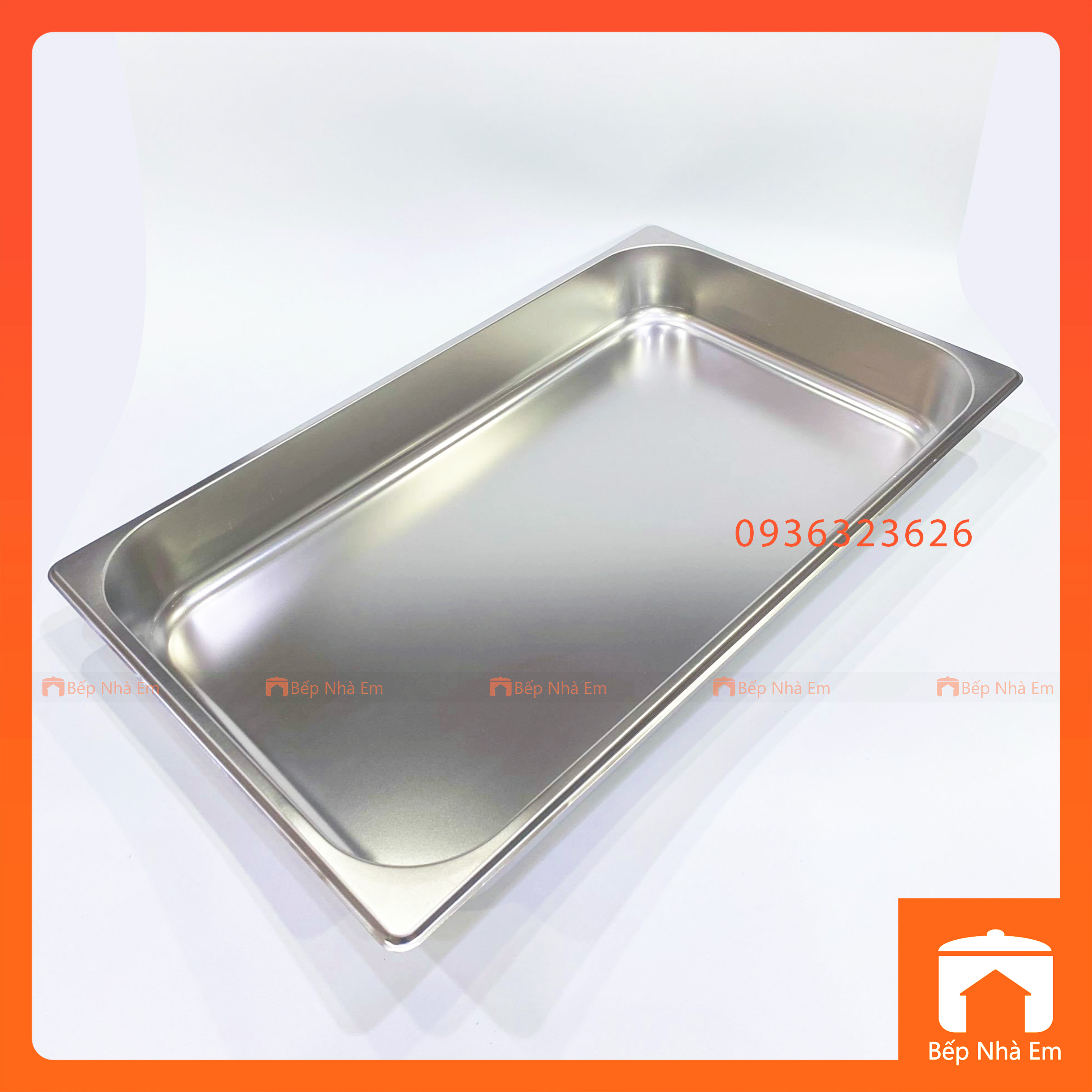 Khay Buffet, Khay Thạch, Khay GN 1/1 Dùng Cho Nhà Hàng, Khách Sạn (Inox 304) - Hàng Nhập Khẩu Cao Cấp