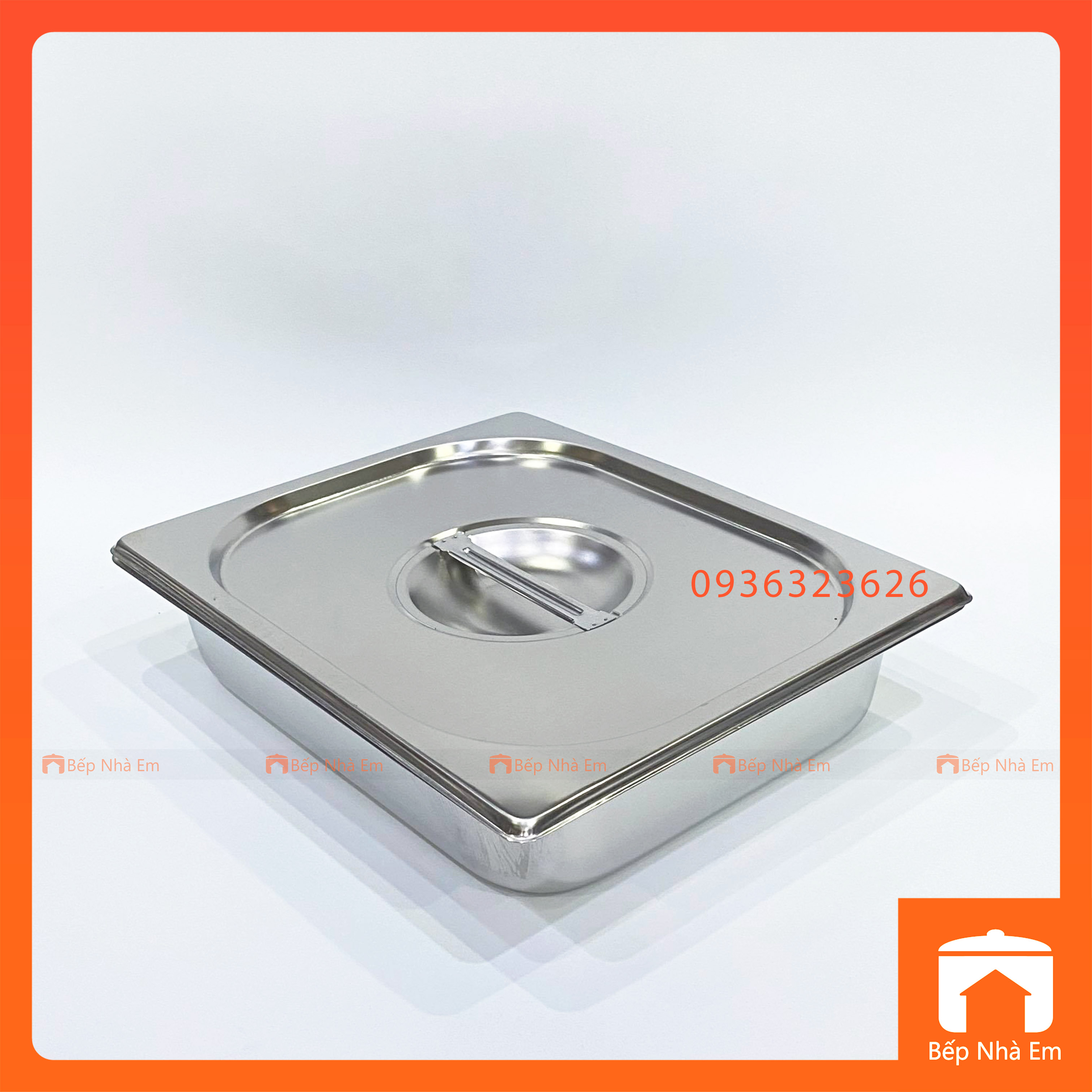 Khay Buffet, Khay Thạch, Khay GN 1/2 Dùng Cho Nhà Hàng, Khách Sạn (Inox 304) - Hàng Nhập Khẩu Cao Cấp